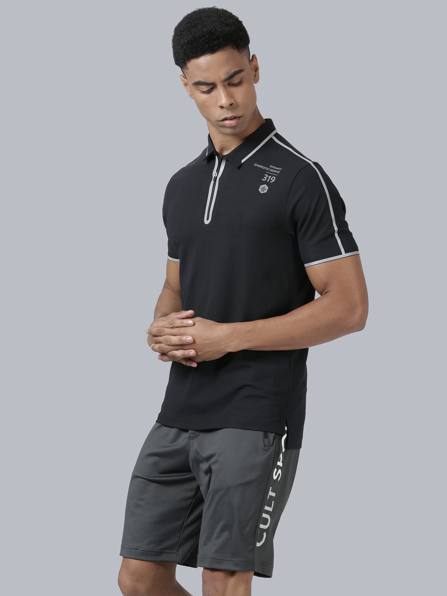 Blakout Sleek Black Relaxed Polo