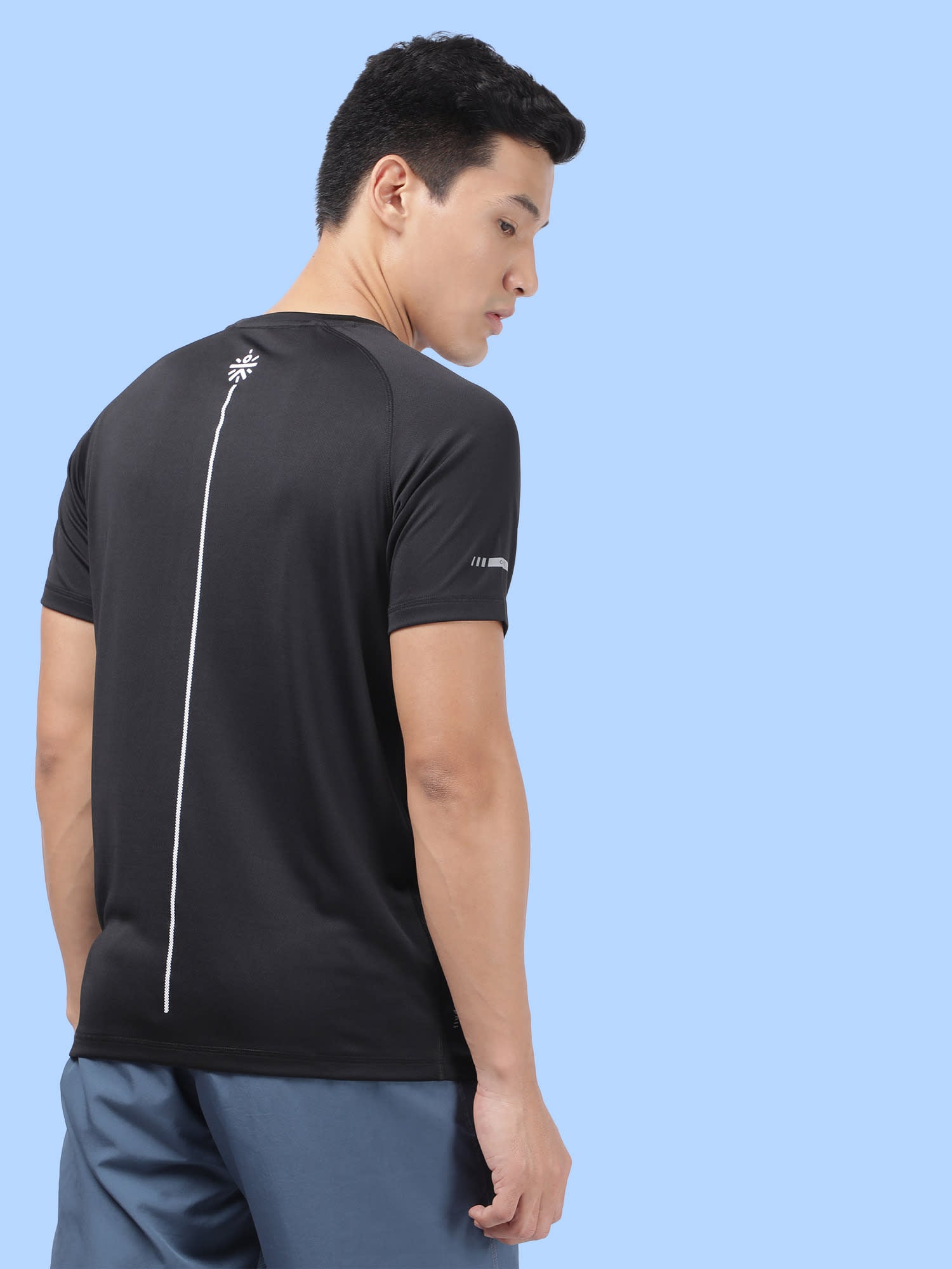 Vital Black Training Slim Tee