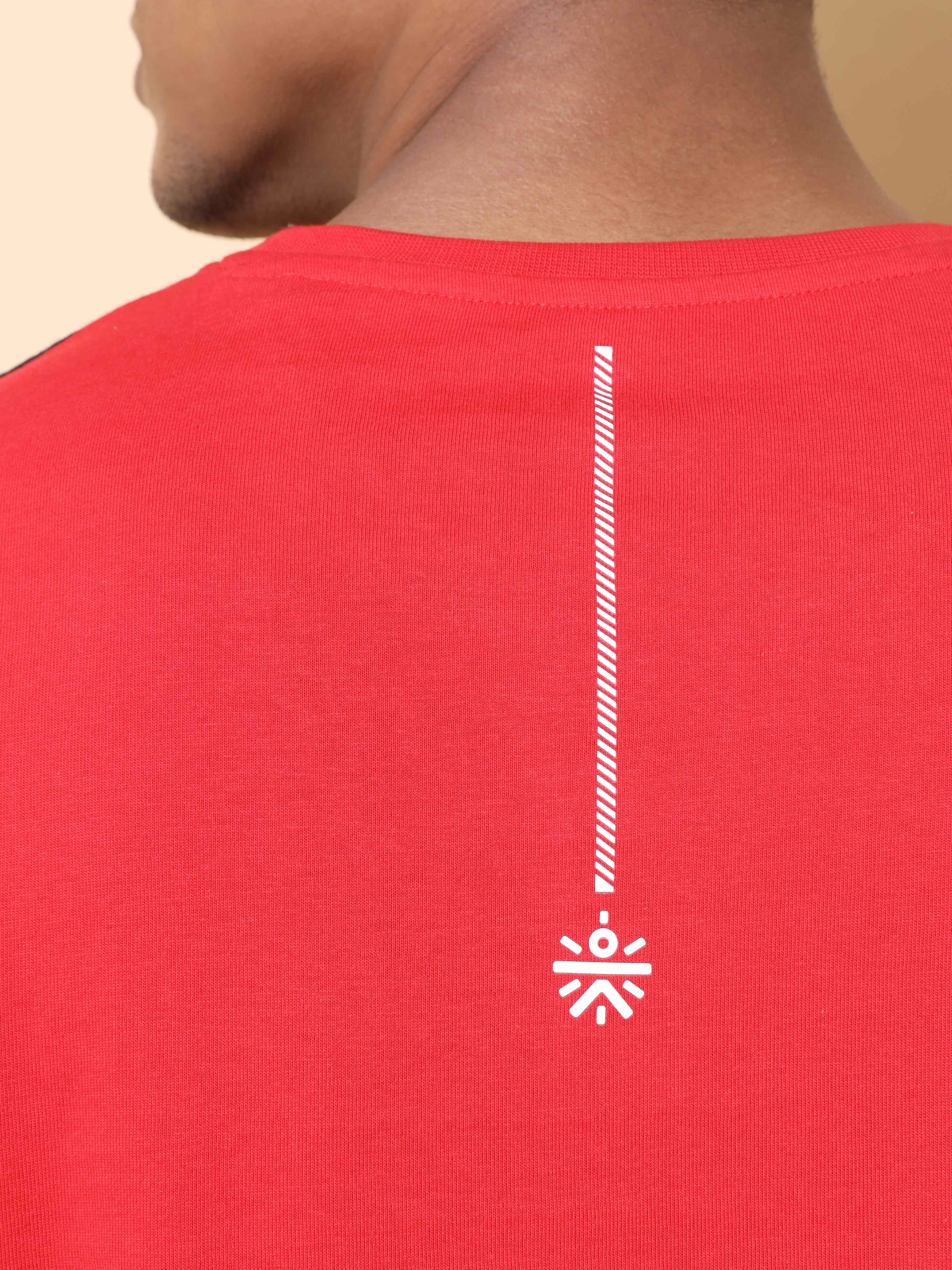 Colourblock Comfort T-shirt with Graphic