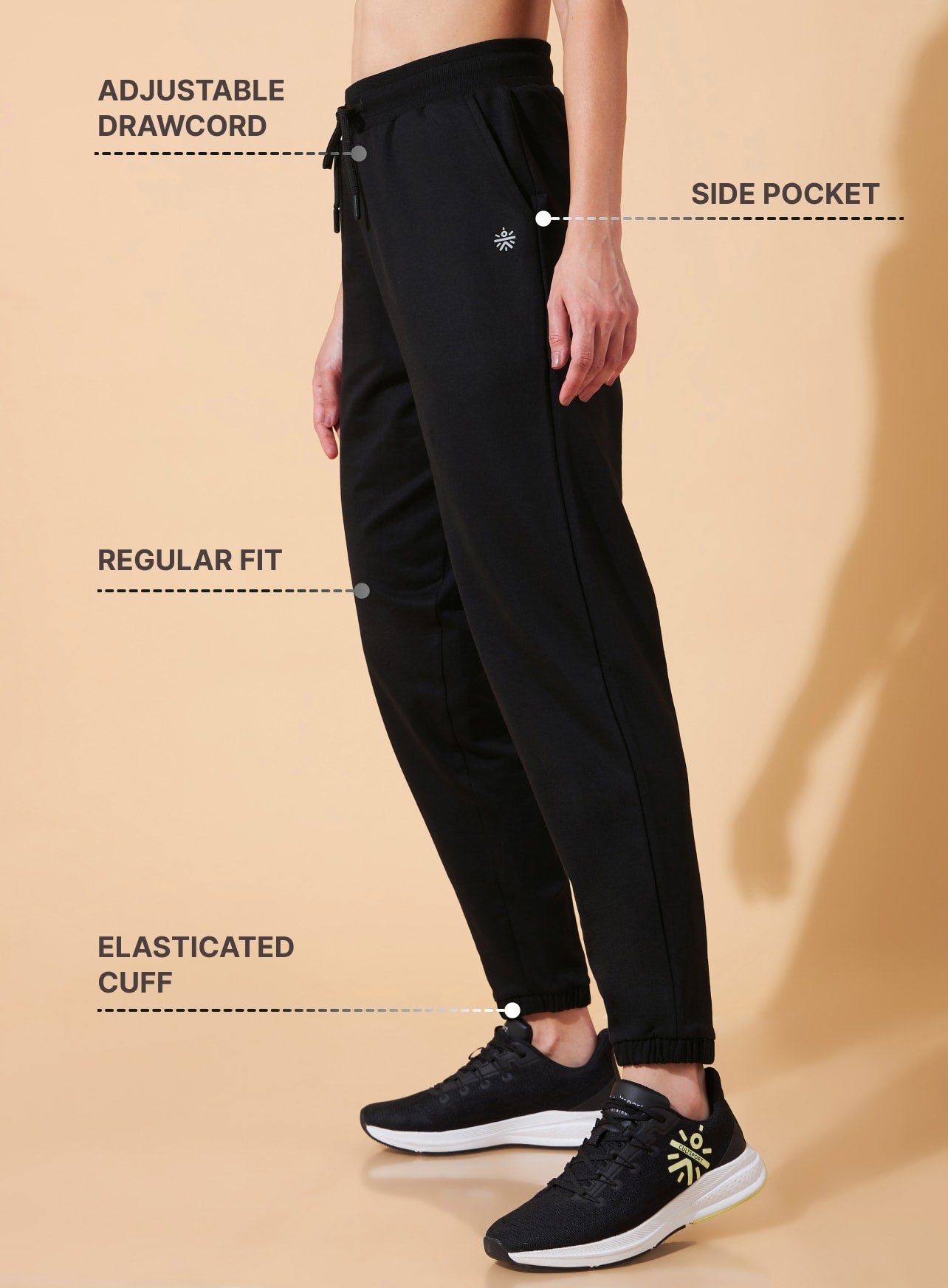 Women Black Move All Day Joggers