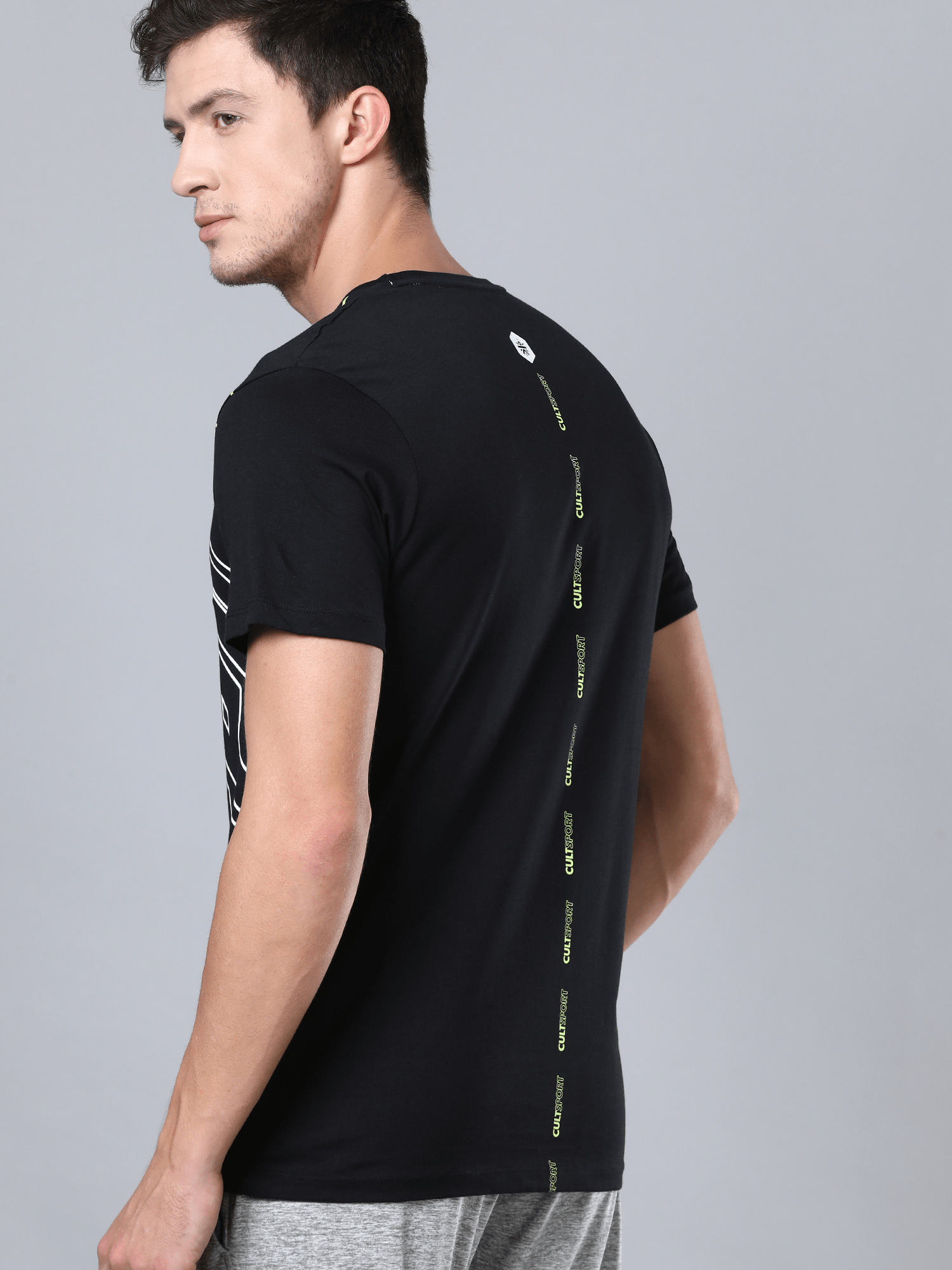 Everydays Mark Black Cotton Tee