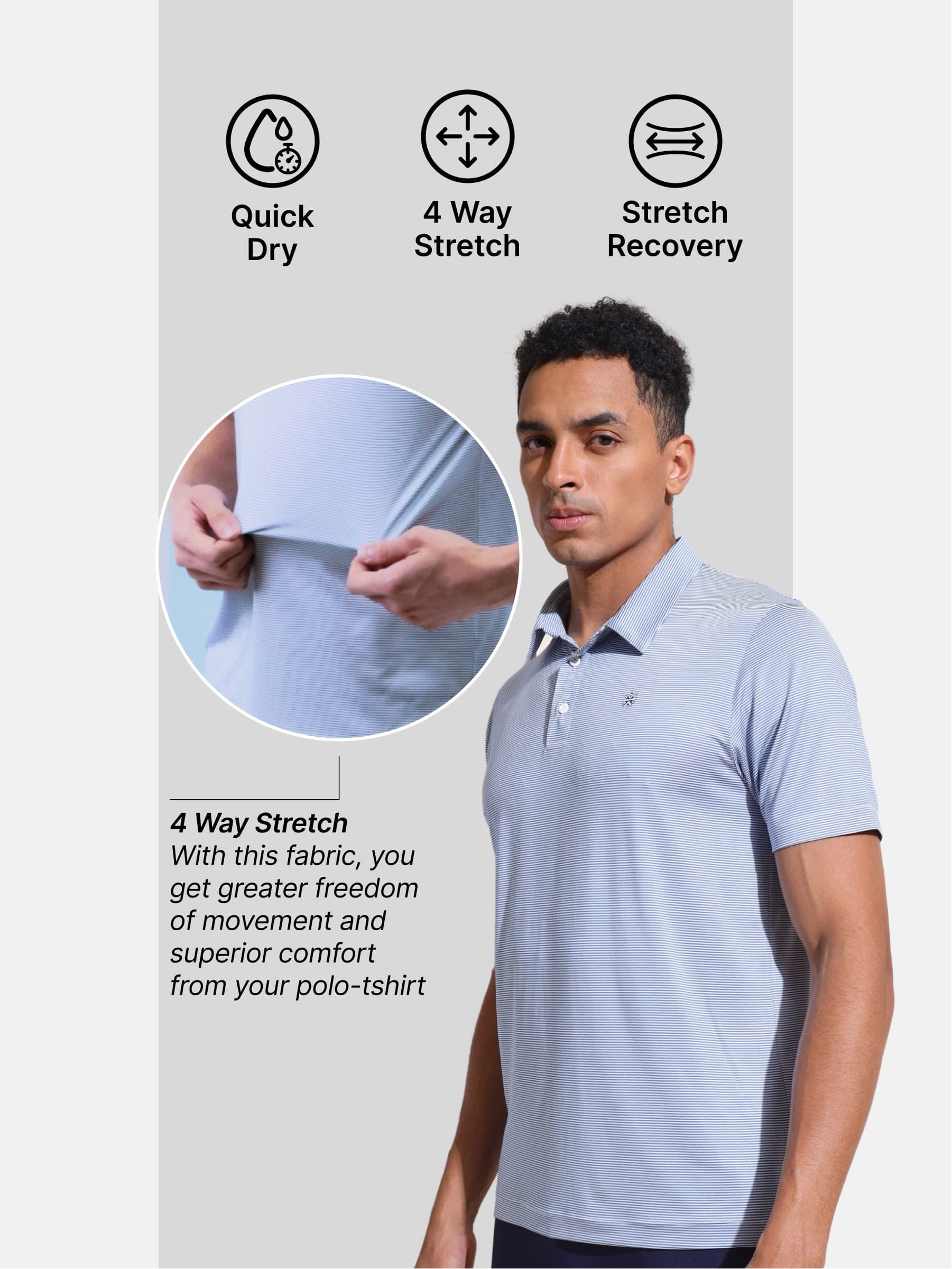 Striped Classic Polo T-shirt