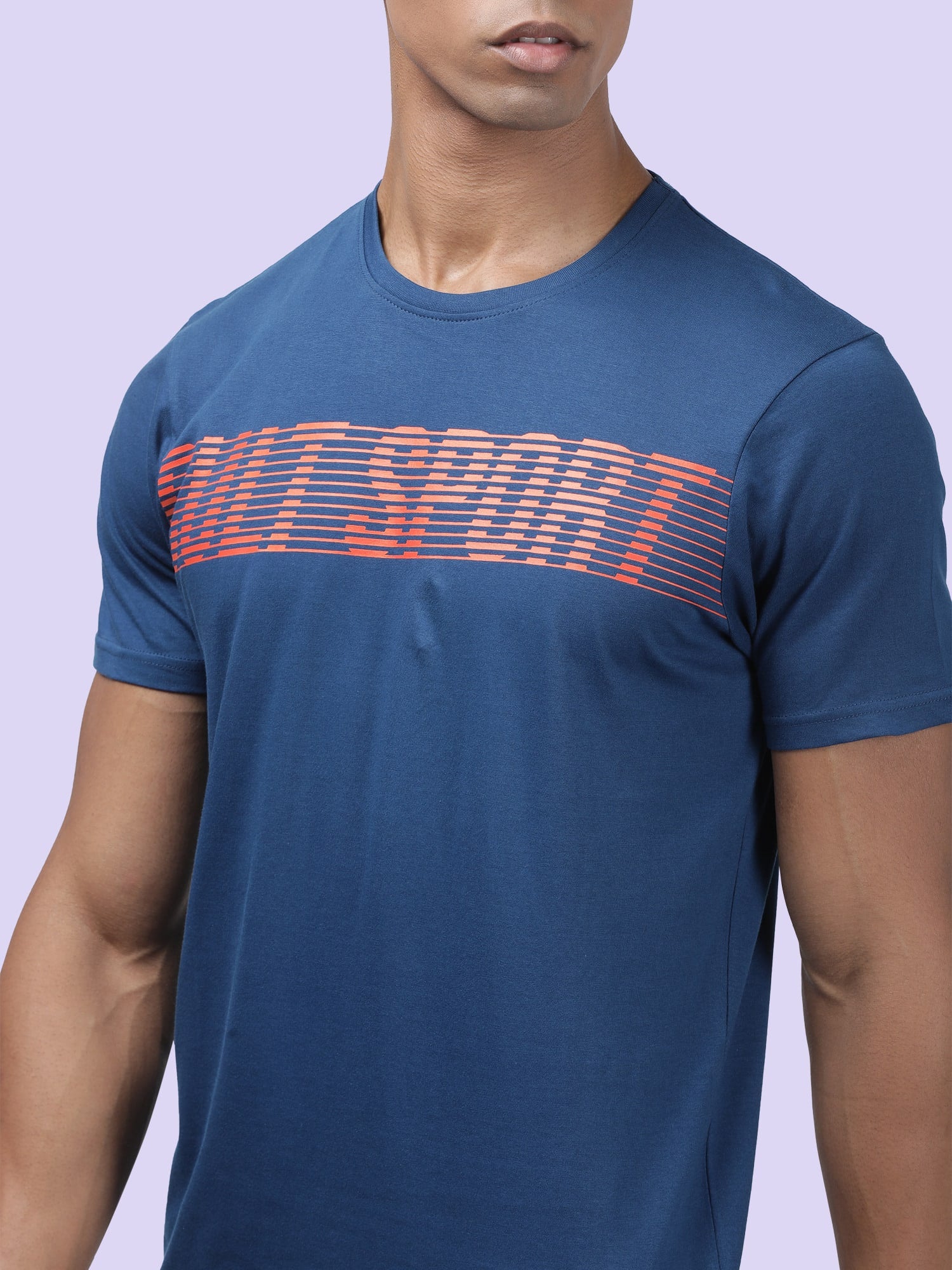 Everydays Ease Teal Blue Cotton Tee