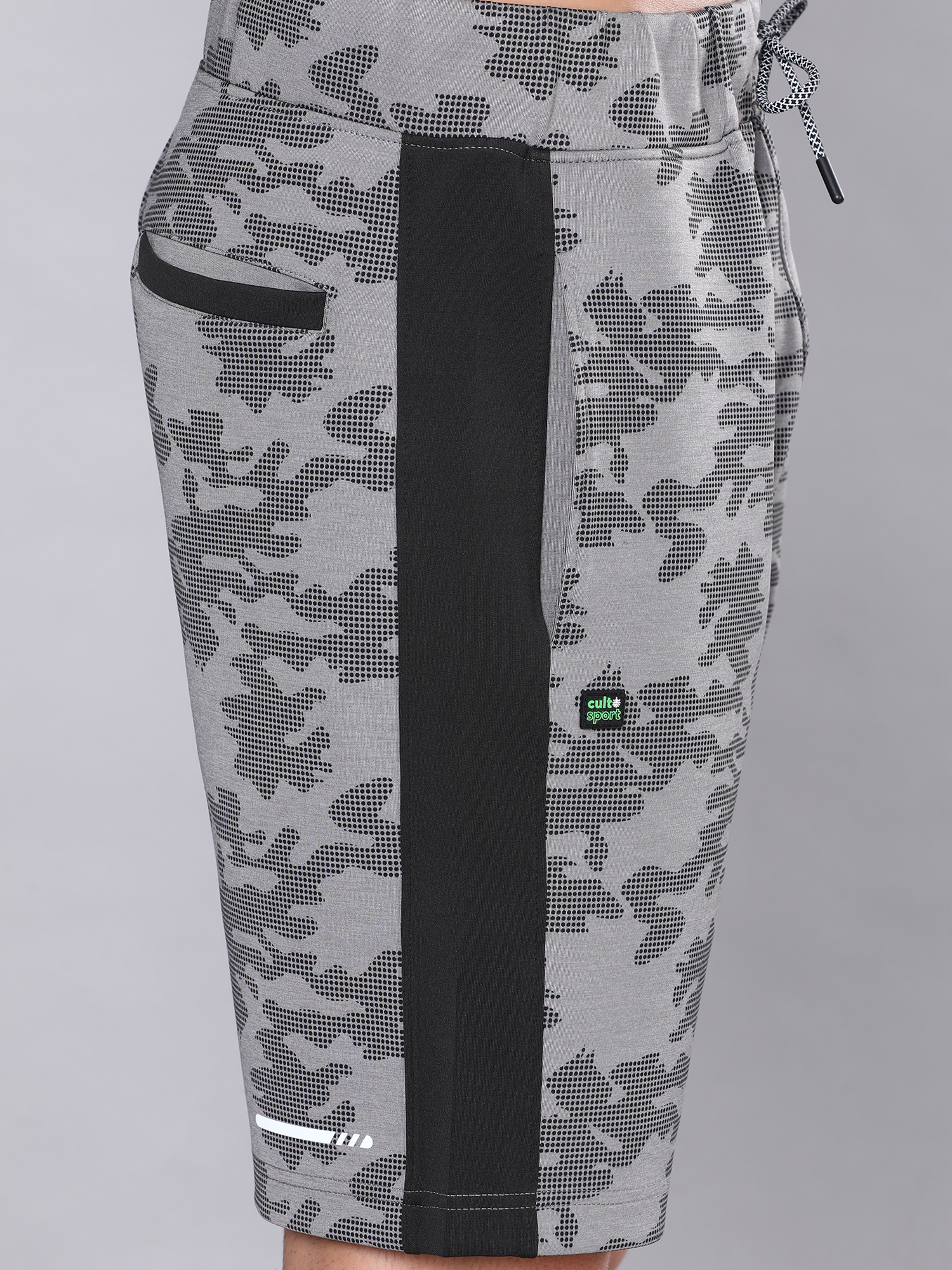 Signature Camo Grey Shorts