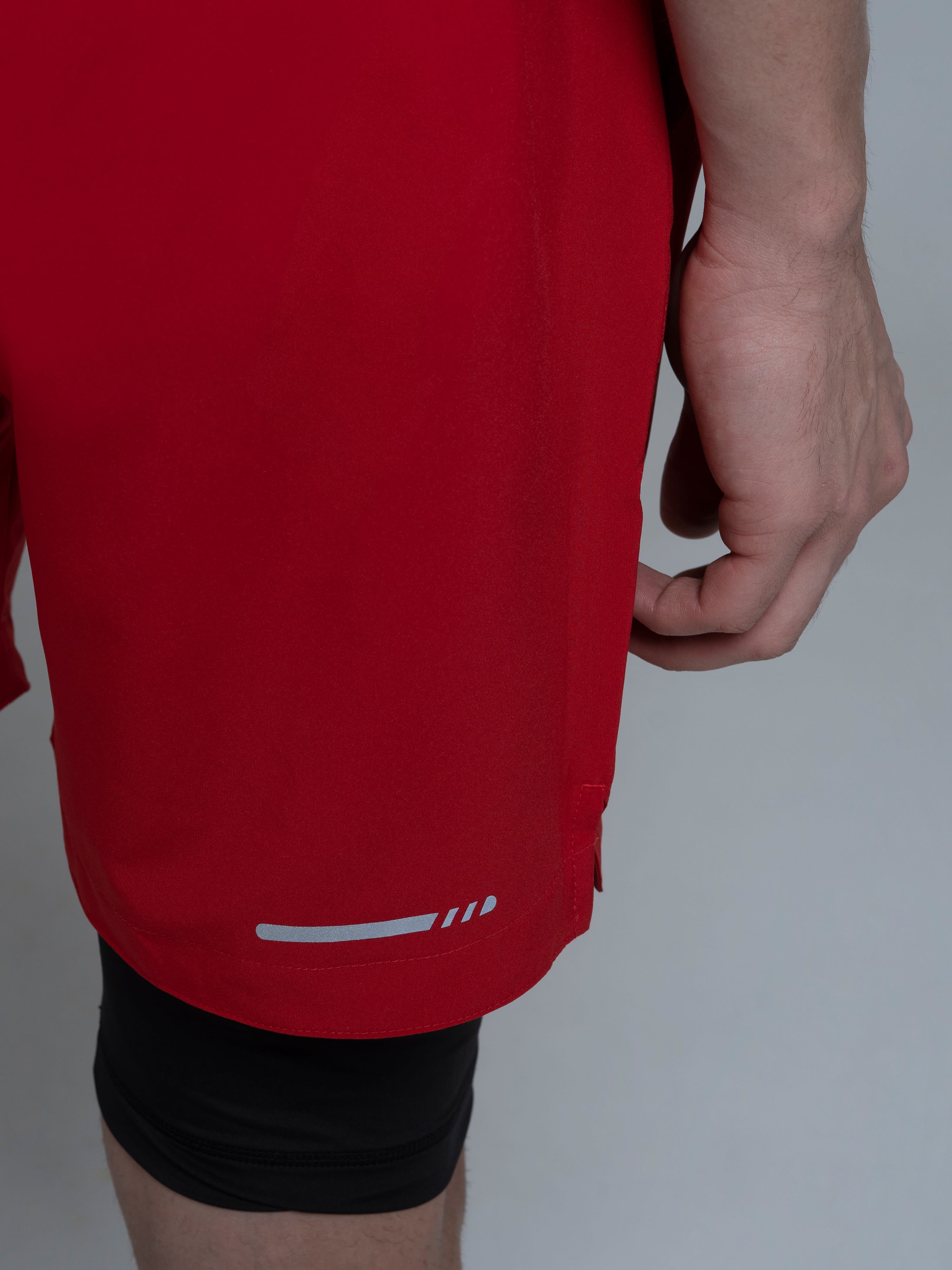 Vital Rep Red Gym Shorts