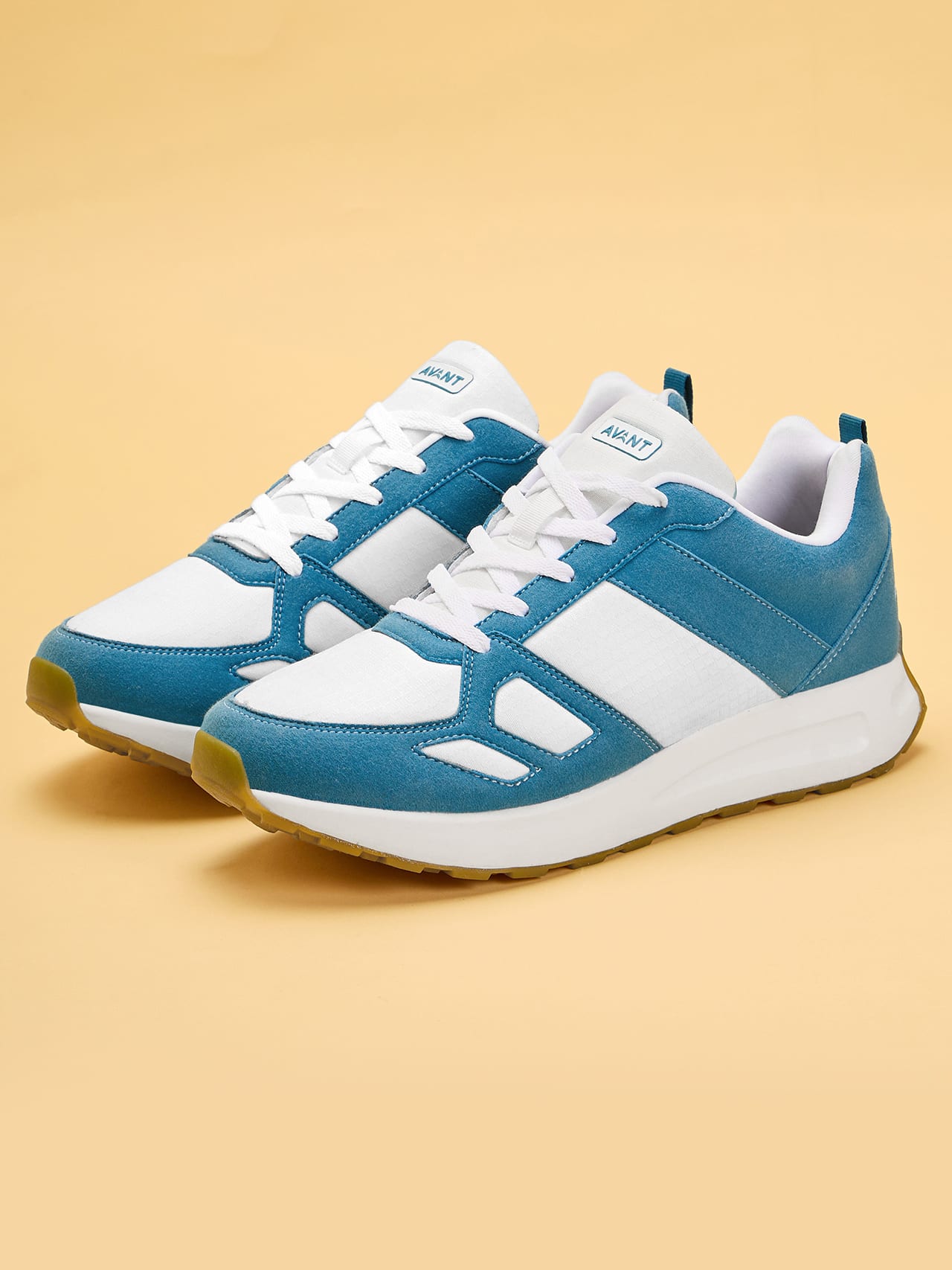 Avant Men's Waffle Pro Sneaker Shoes-Sea Green / White