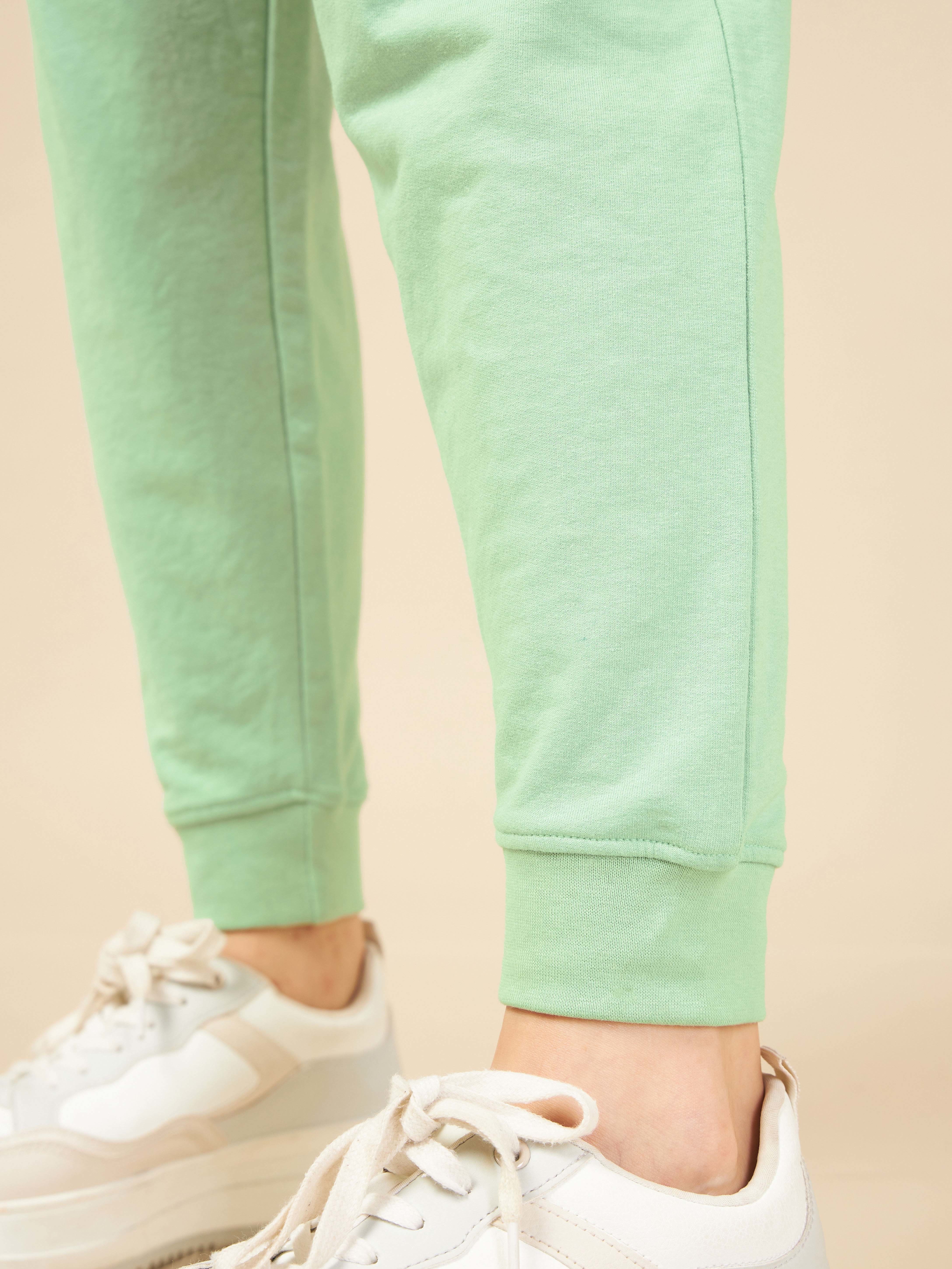 Women Green Cult Club Joggers