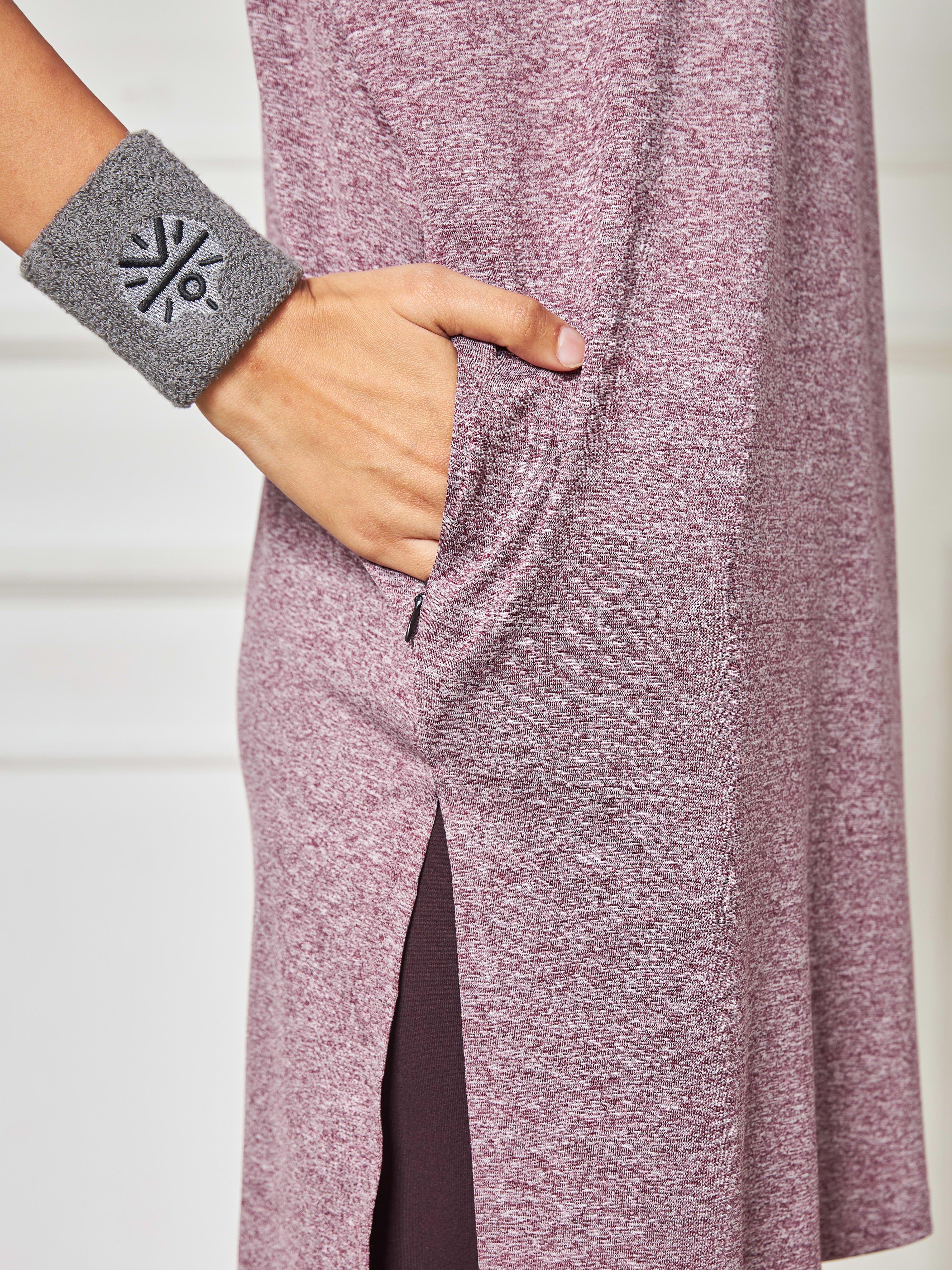 Solid Activ-Kurti with Side Pocket