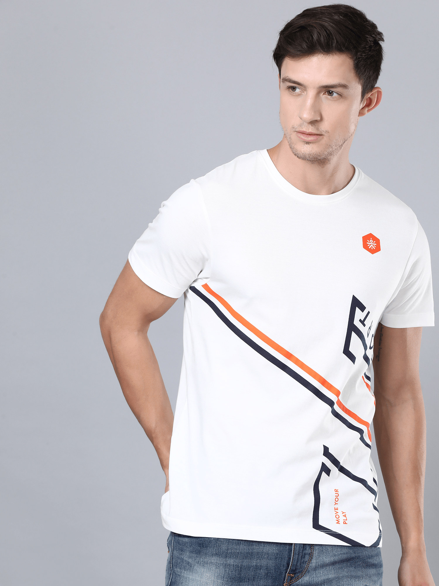 Everyday Iconic White Casual Tee