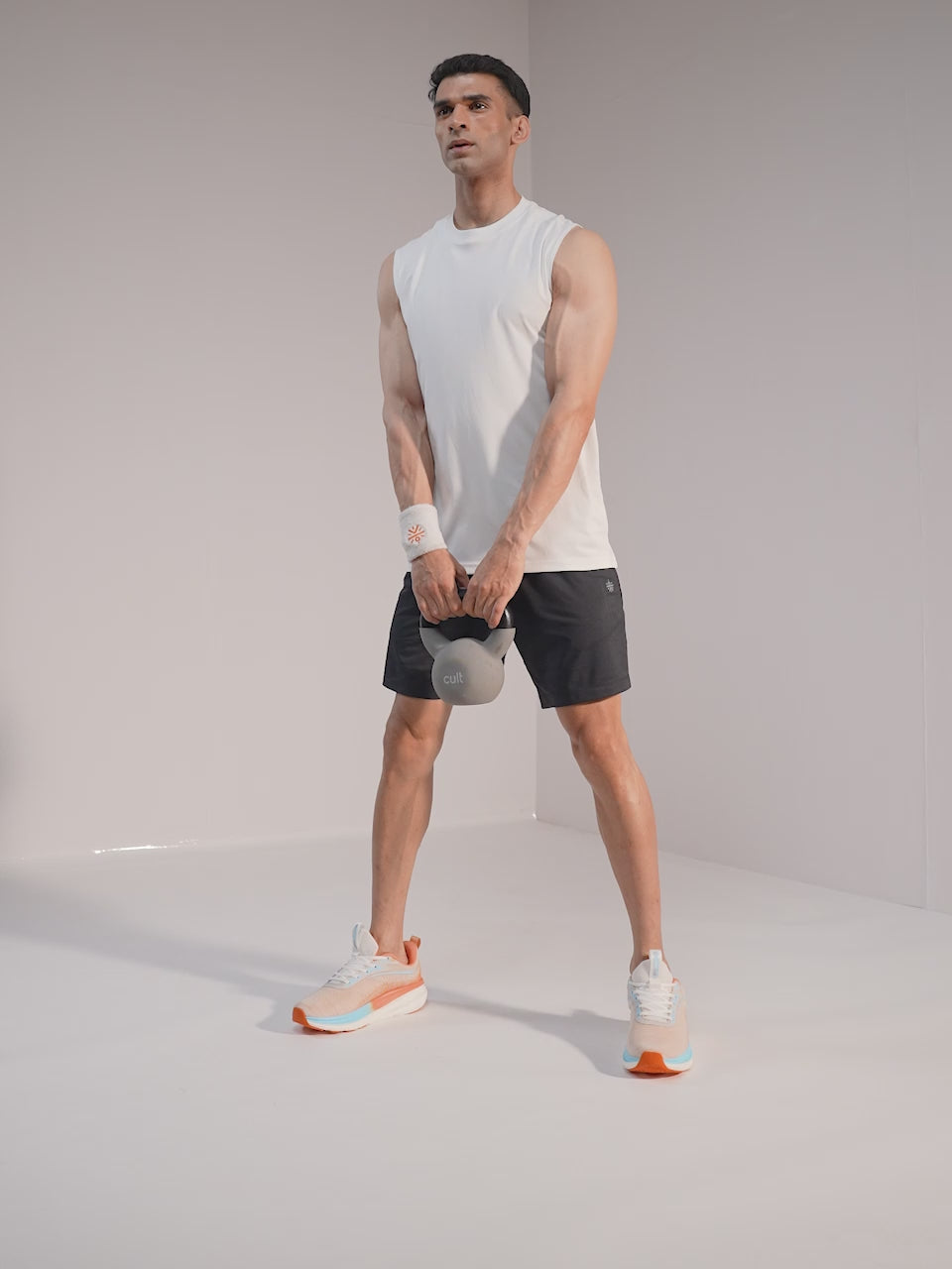 cult Men's Flytor Running Shoes - L. Peach/Ice Blue