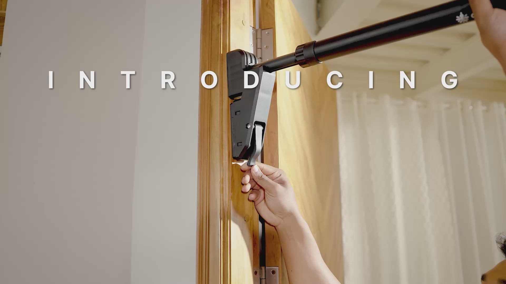 Cult Adjustable Pull-Up Bar for Doorway | Heavy-Duty Steel | Multi-Grip Home Gym Bar for Pull Ups, Chin Ups & Core Workout | Size - 76-110cm