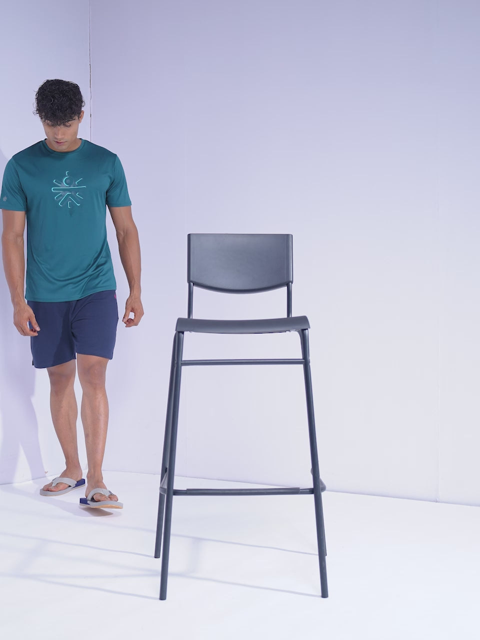 Cult Men's Hexa Flip Flops - Grey