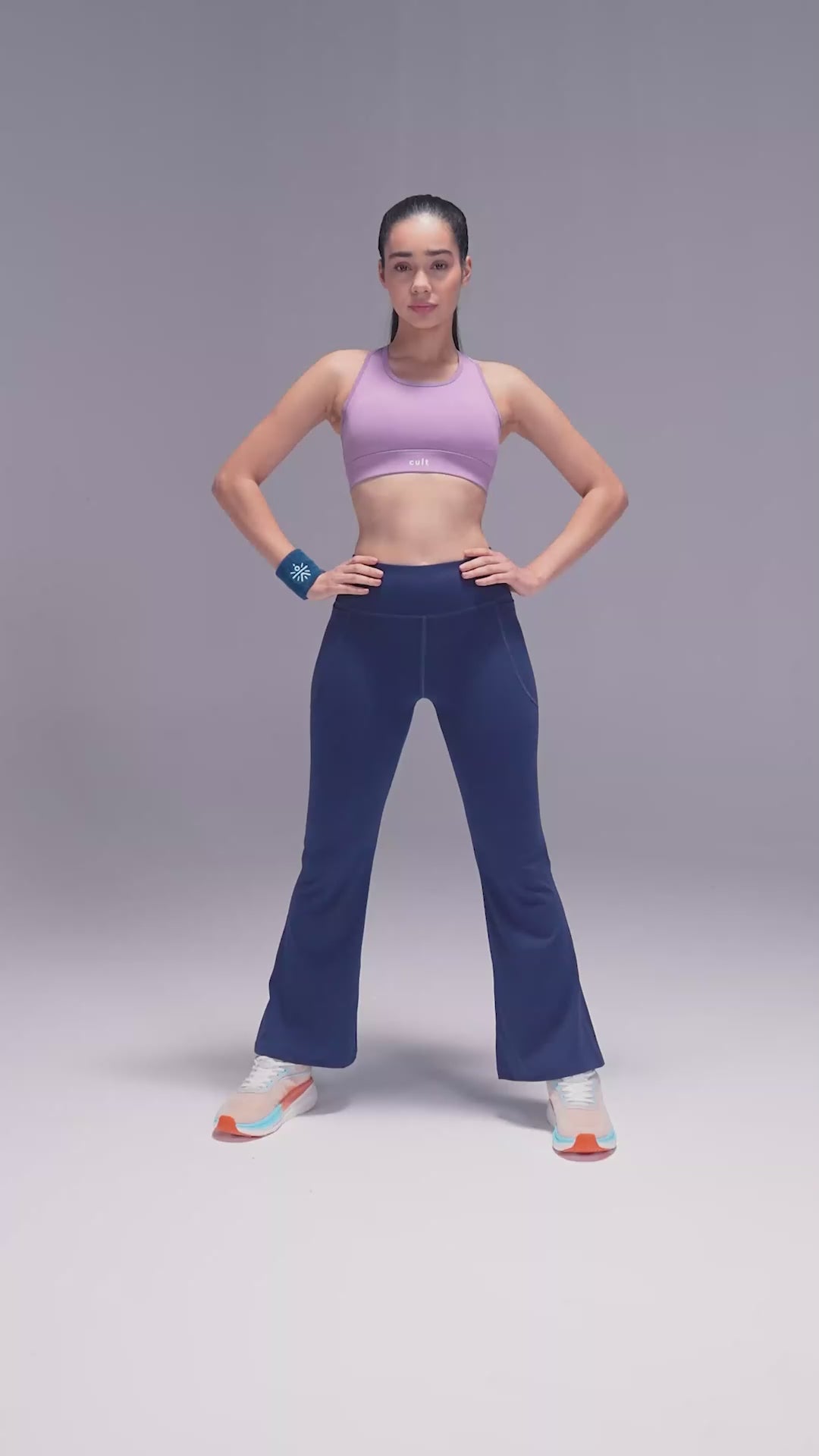 Women's COMFlex Navy Performance Flare Pants