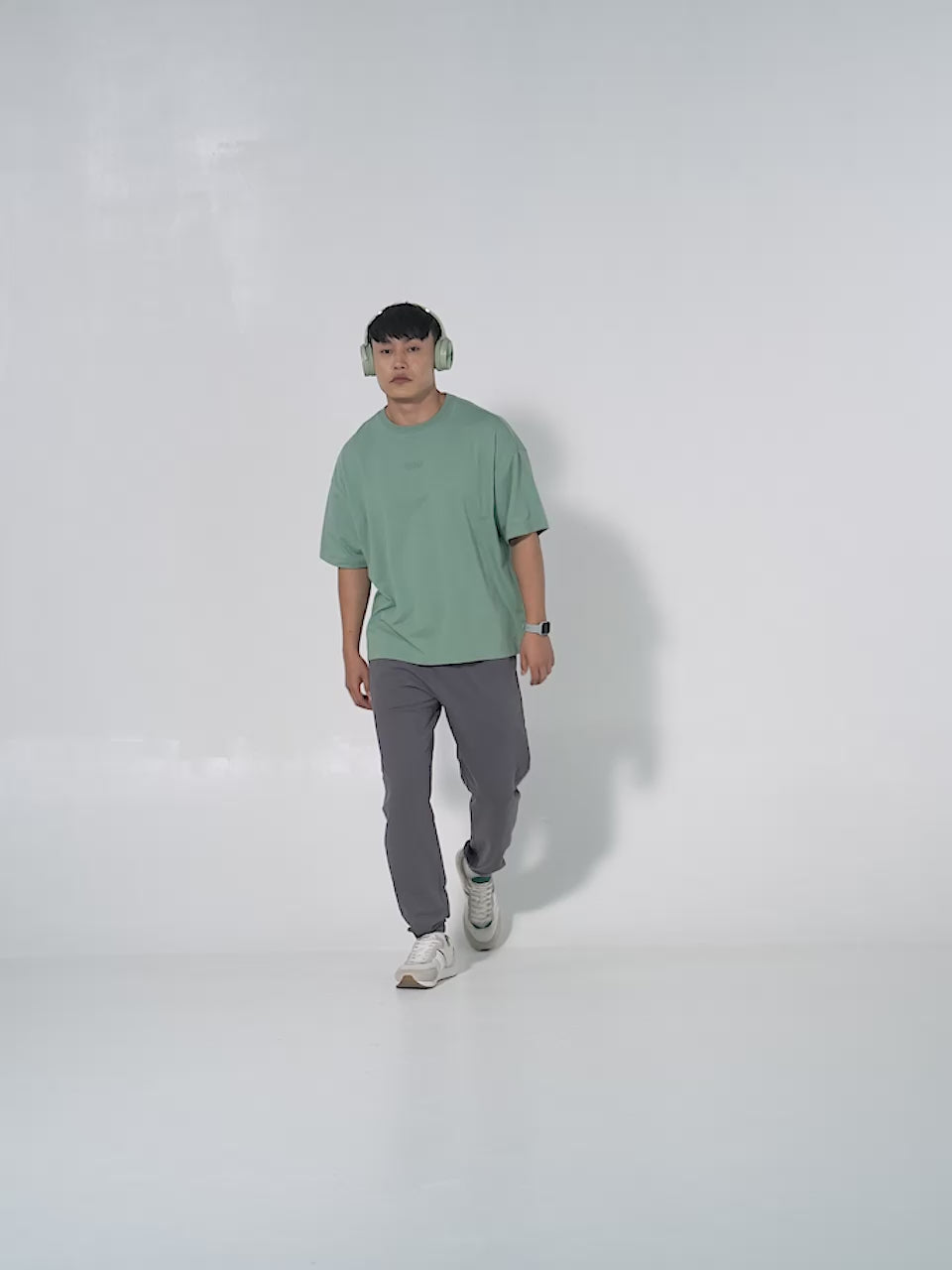 Men's Olive Soft Form Oversized T-shirt