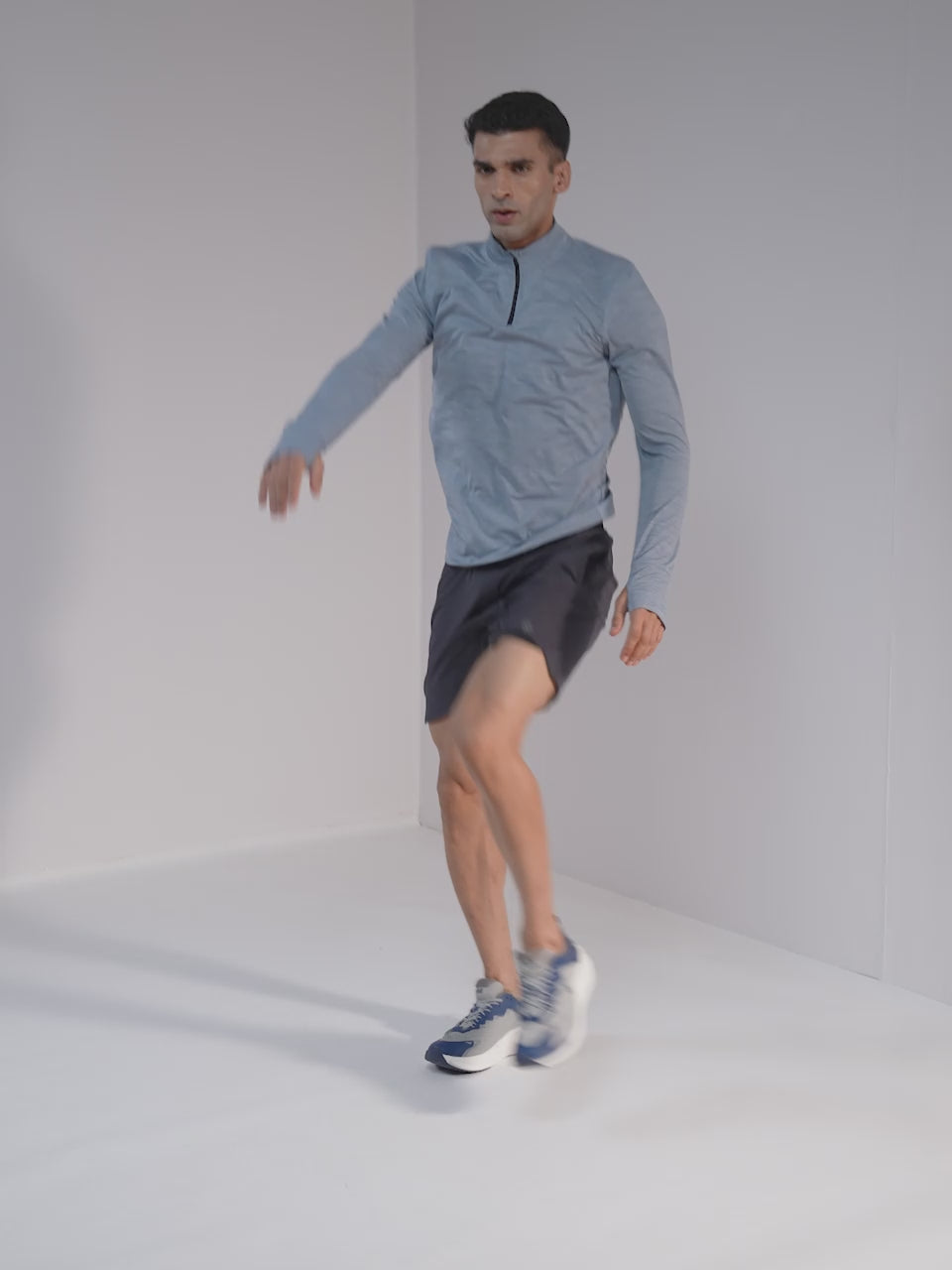 cult Men's Zeon Running Shoes - L.Grey/Teal