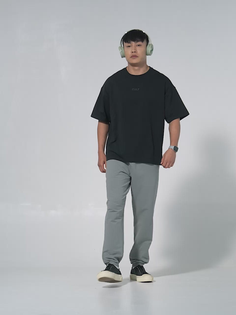 Men's Grey Soft Form Classic Joggers