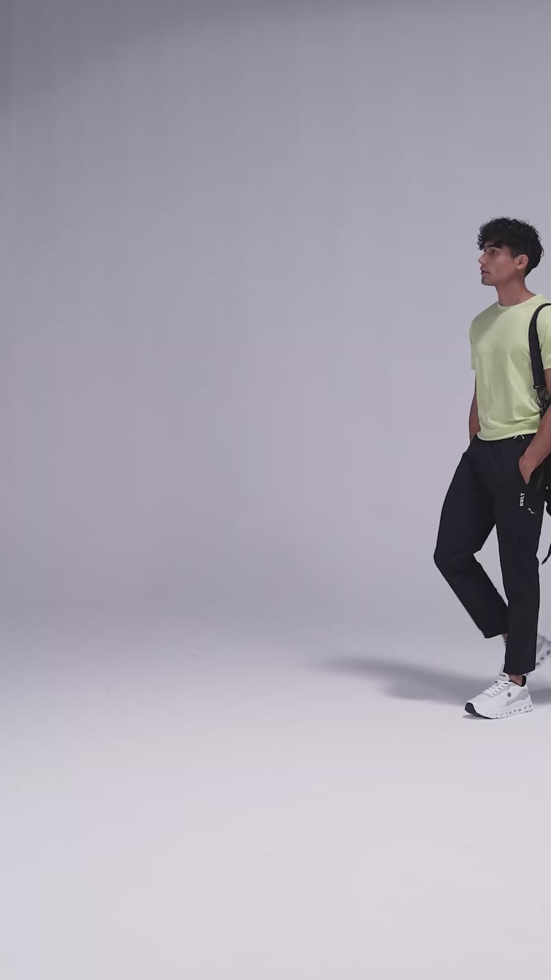 Men's Black Airport Travel Trackpants