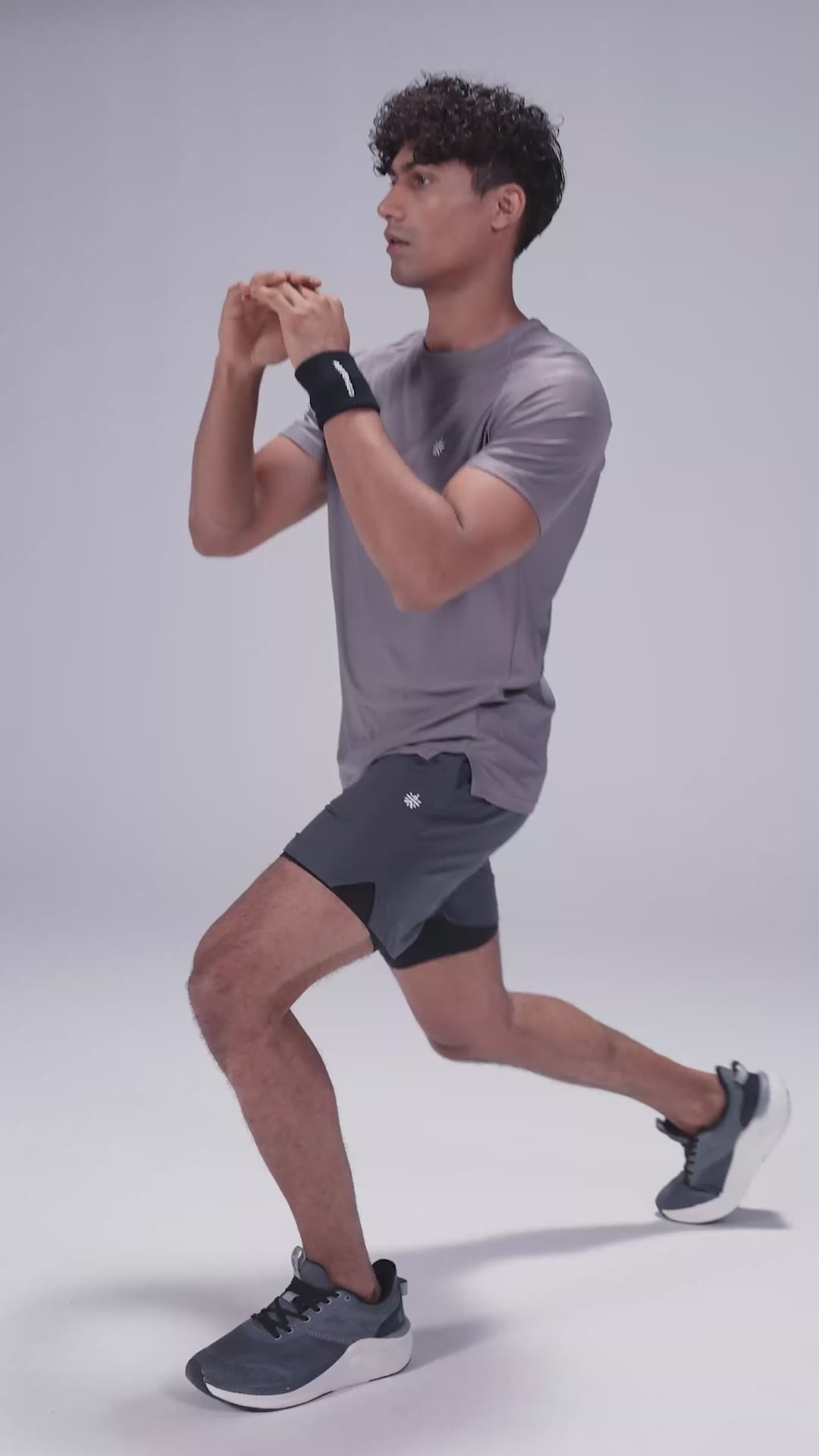 Men's Dark Grey 360 Degree Performance Shorts