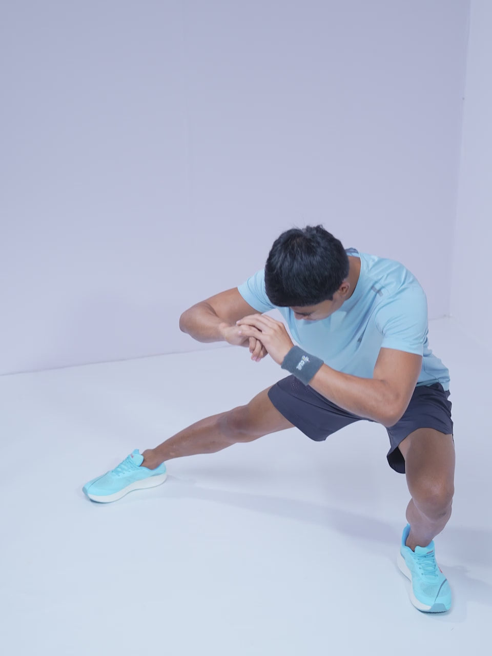 Cult Men's Stratus Running Shoes - Ice Blue