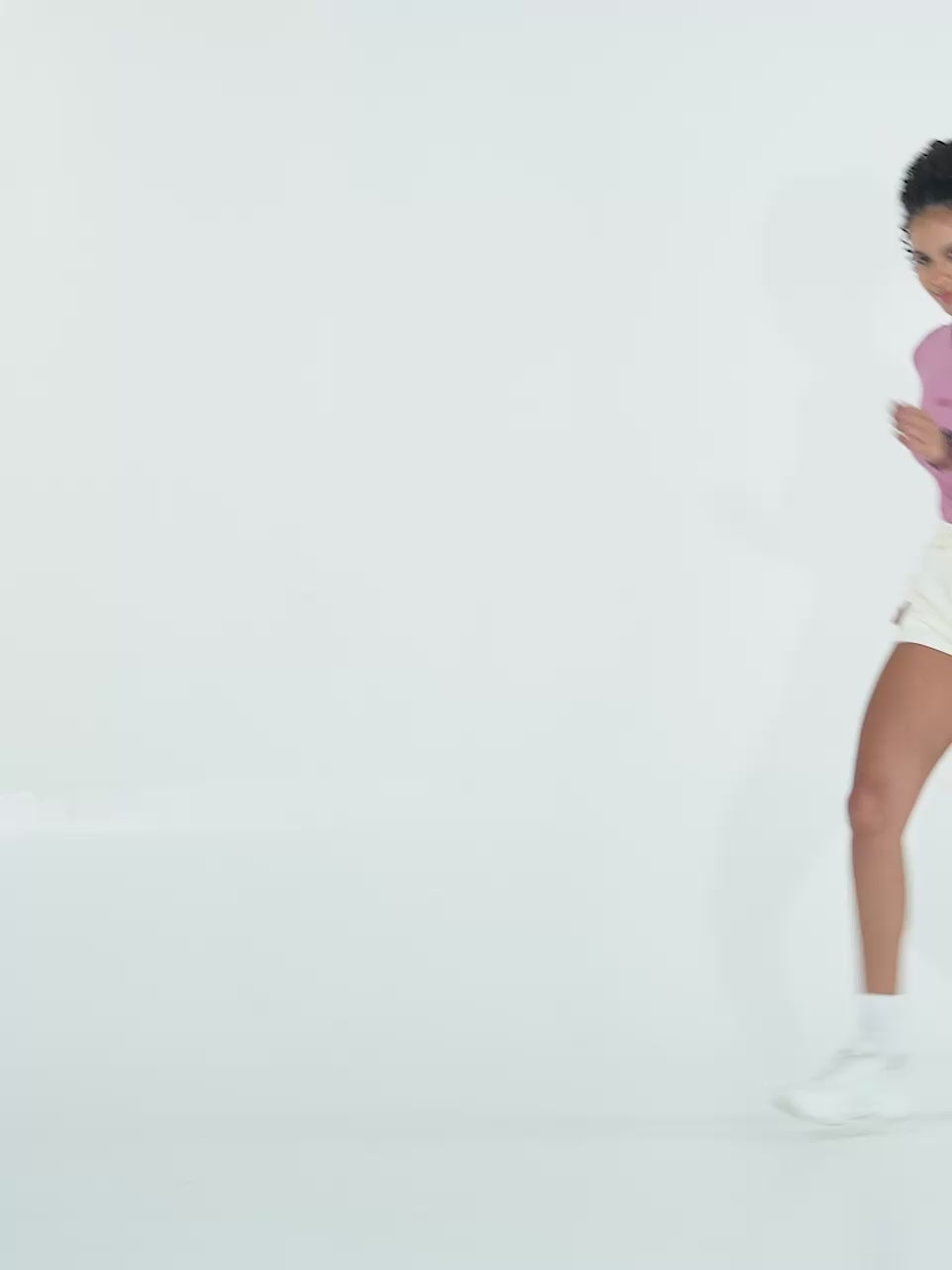 Women's White Ultra Luxe Classic Shorts