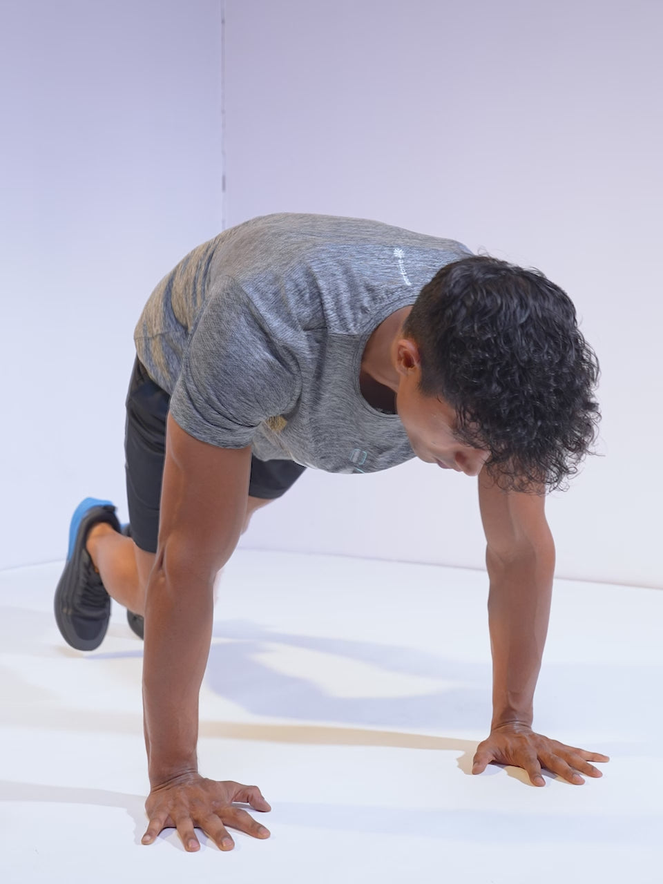 cult Men's Strix Running Shoes - Black/Blue