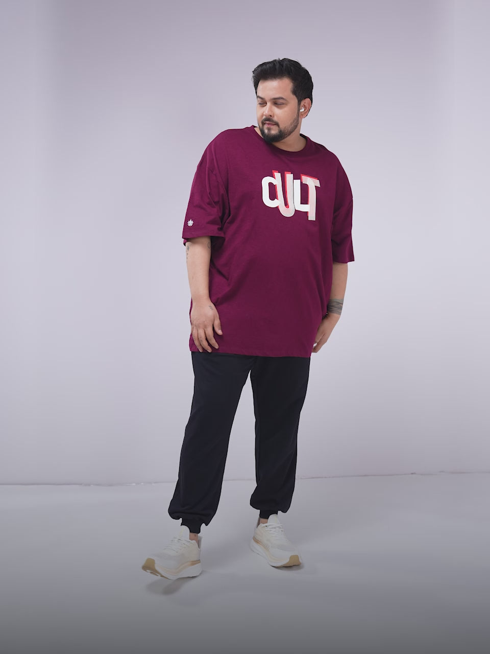 Men's Dark Grey Plus Size Training Essential Joggers