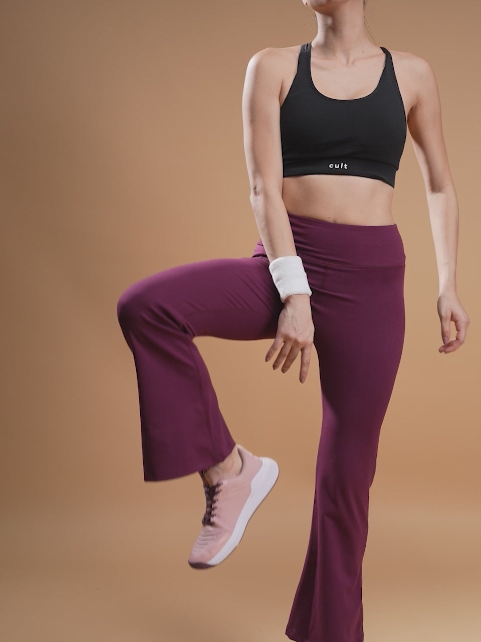 Women's COMFlex Wine Performance Flare Pants