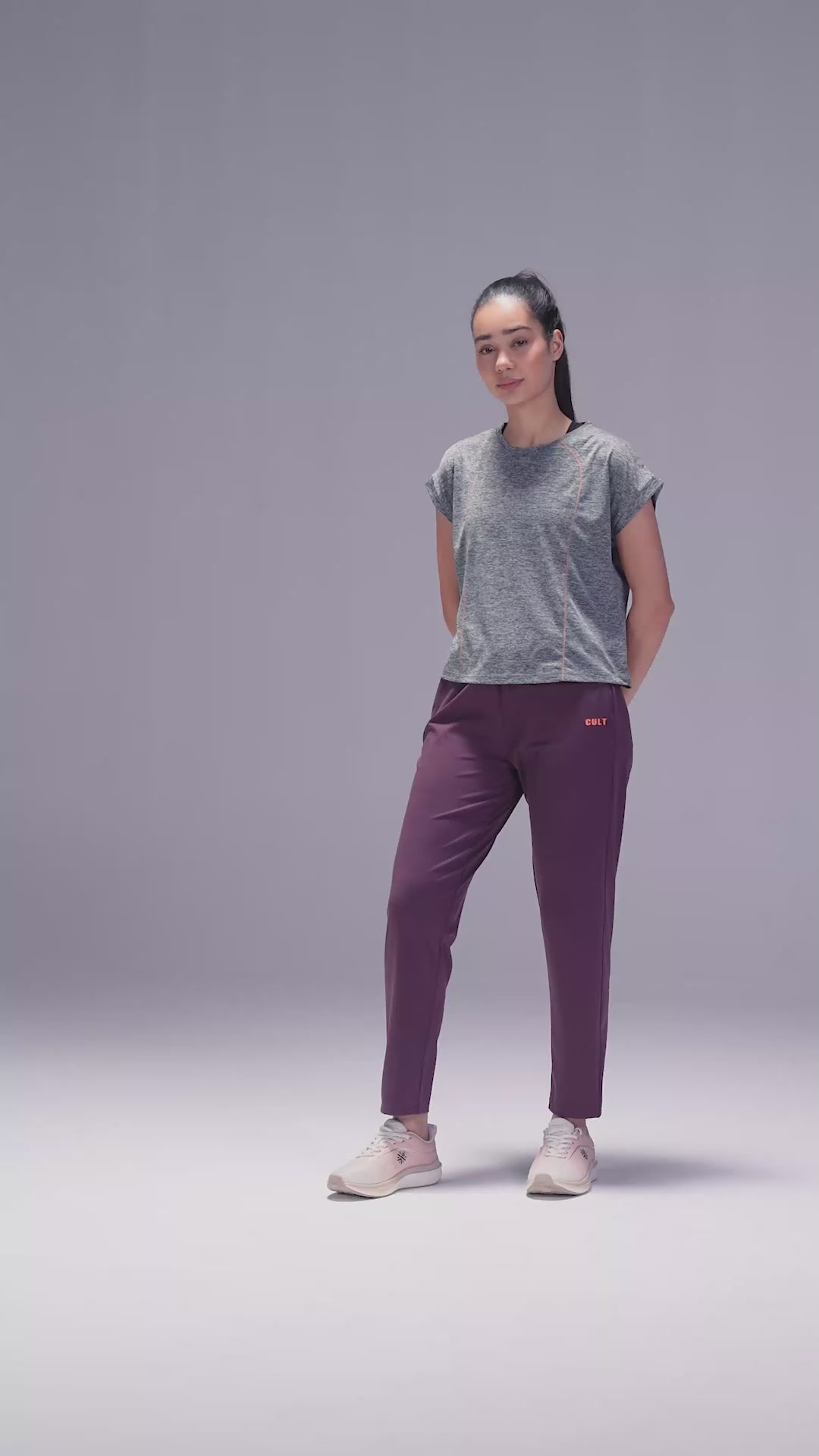Women's Maroon All Day Travel Pants