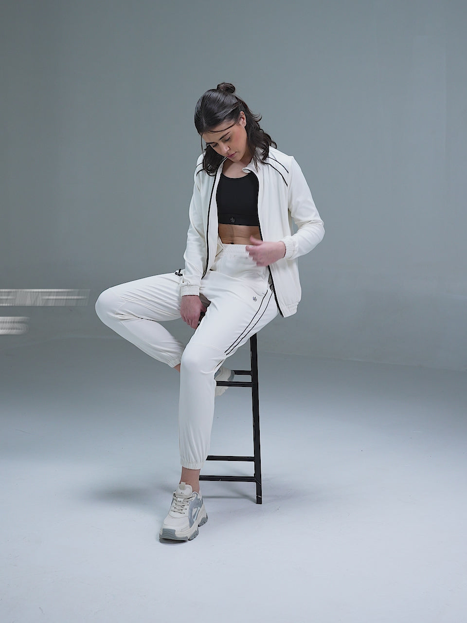 cult Women's Luna Sneakers - Off White/Silver