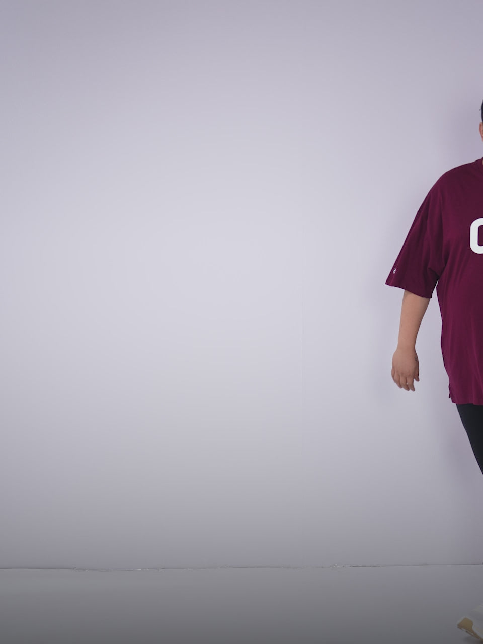 Men's Black Cult Graphic Plus Size Oversized fit T-shirt