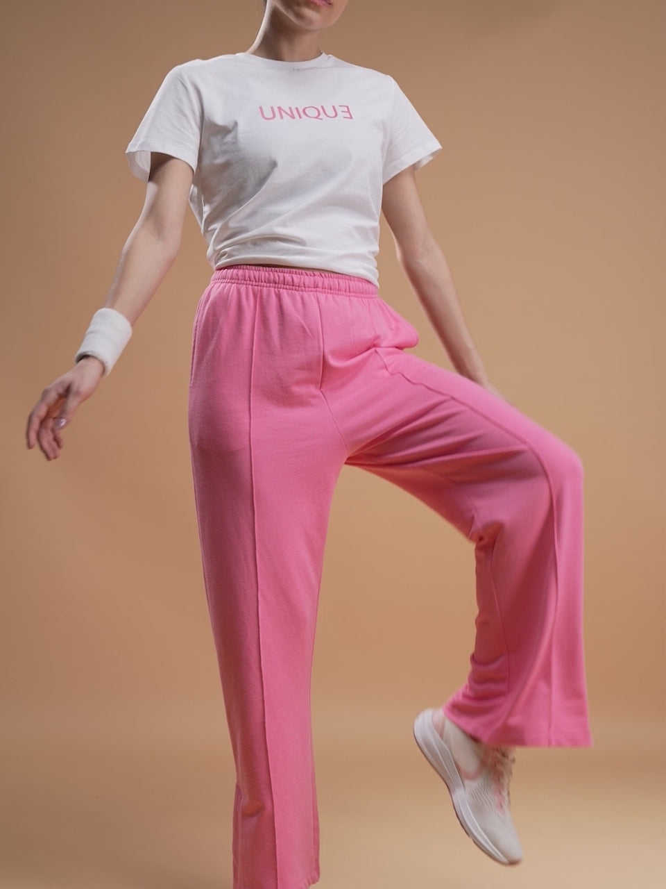 Pink Cult Community Straight Trackpant