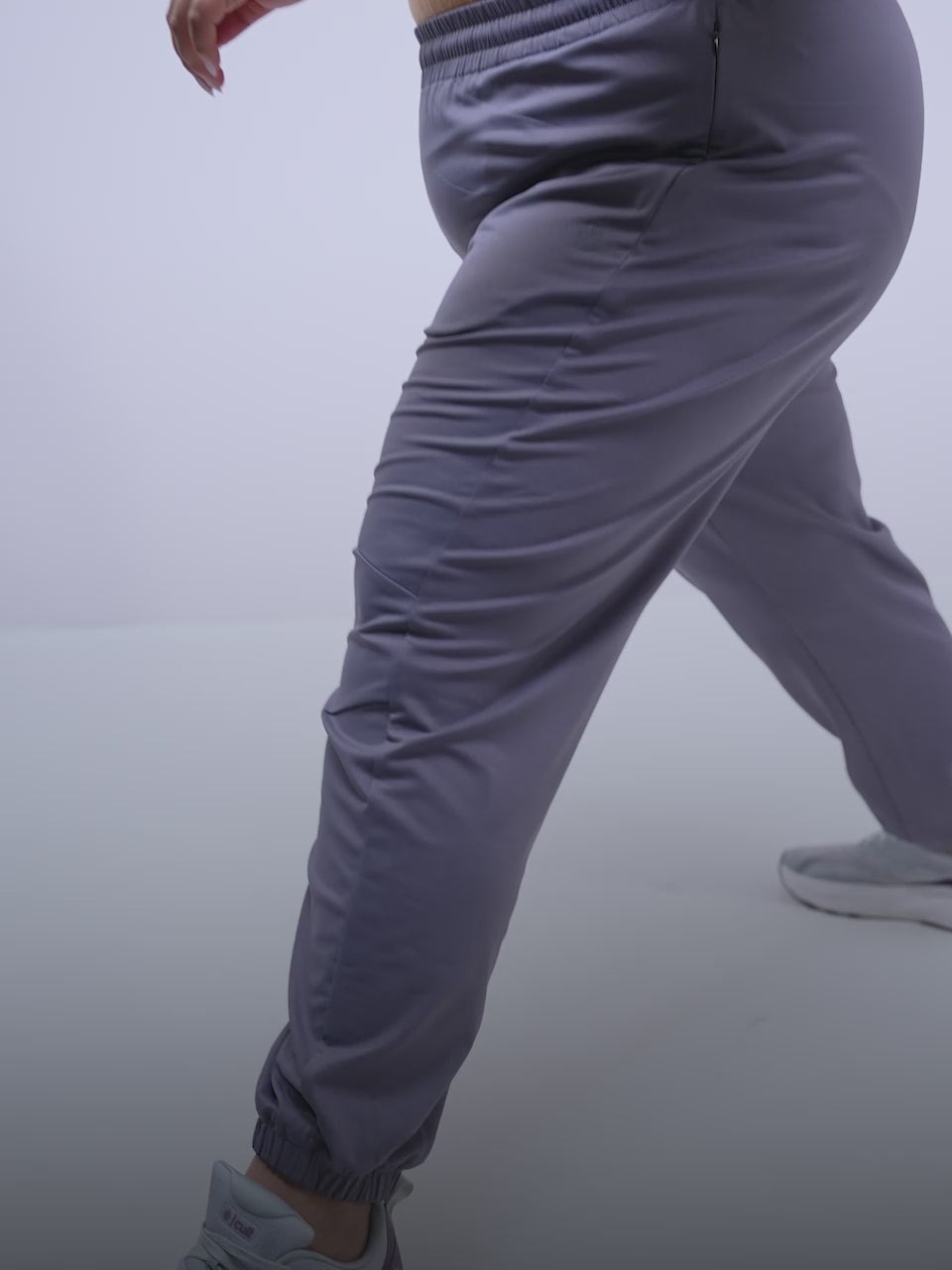 Women's Dark Grey Plus Size Everyday Essential Cotton Joggers