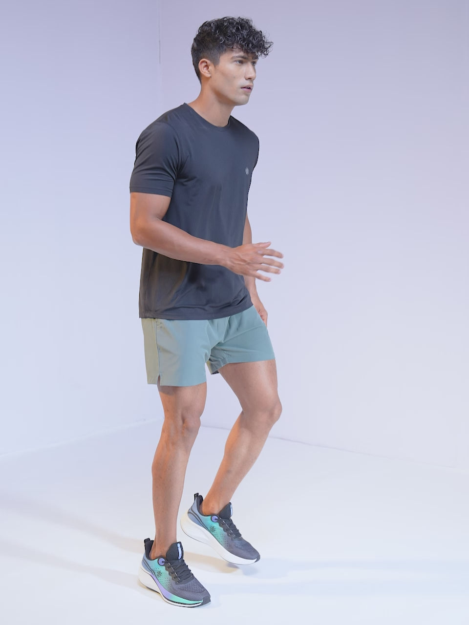 cult Men's Dynex Running Shoes - Black/Indigo Blue