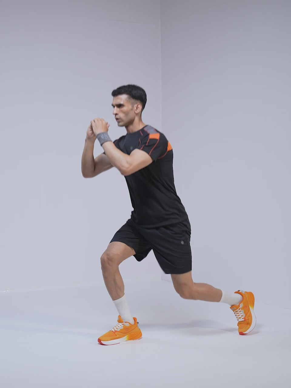 cult Men's Nitro Running Shoes - Orange/White