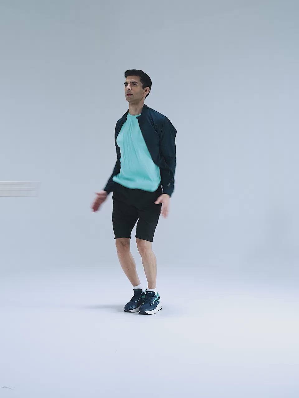 cult Men's Zyon Running Shoes with Durable Rubber Outsole & Cushioning for Runs up to 20 km - Teal/Mint