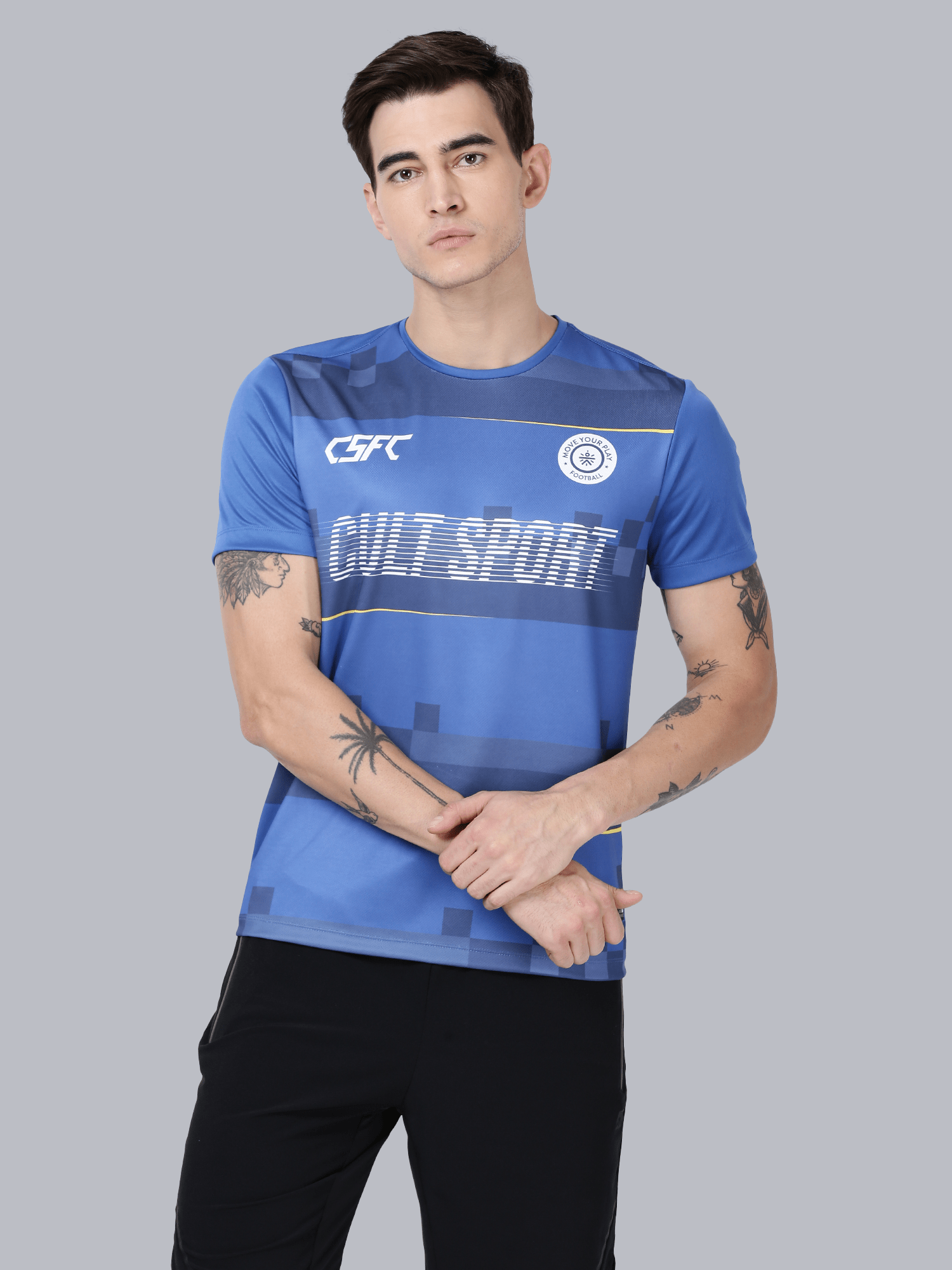 Dugout Sleek Blue Relaxed Tee