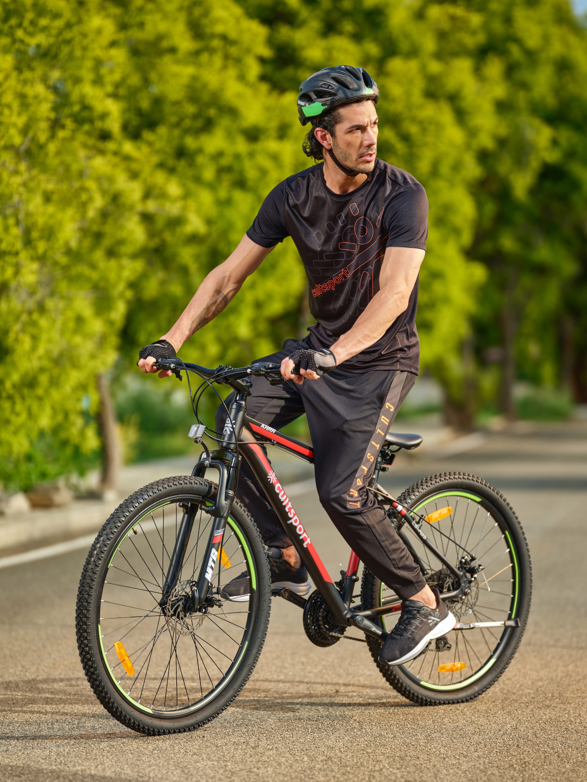 Kara Alloy 21 Speed Shimano Gear 29 inch Mountain Cycle, Dual Disc Brake, Front Suspension, Double Wall Rim Black, Free Trainer Sessions, Cycling Event