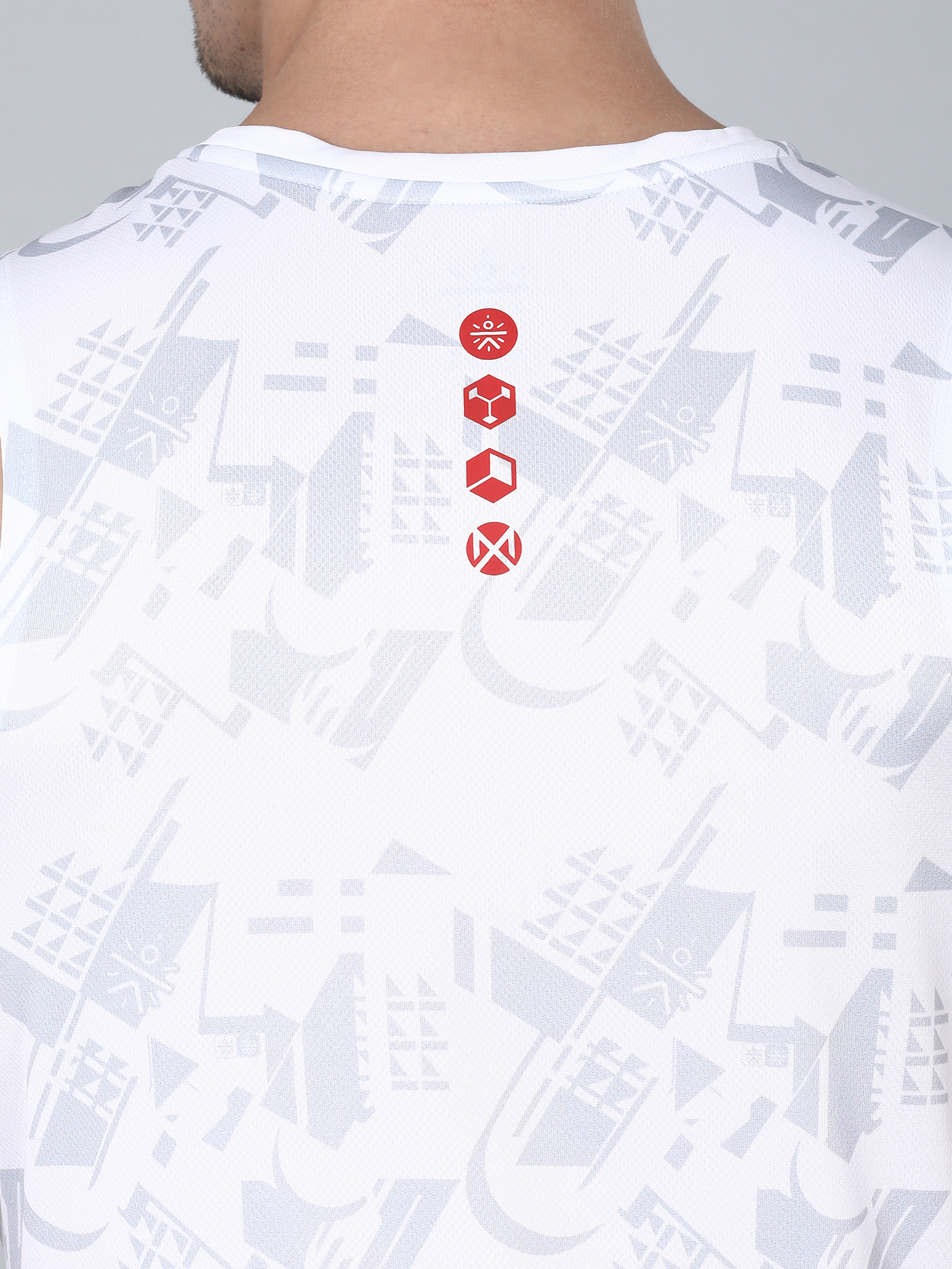 Dugout Hiero White Gym Tank