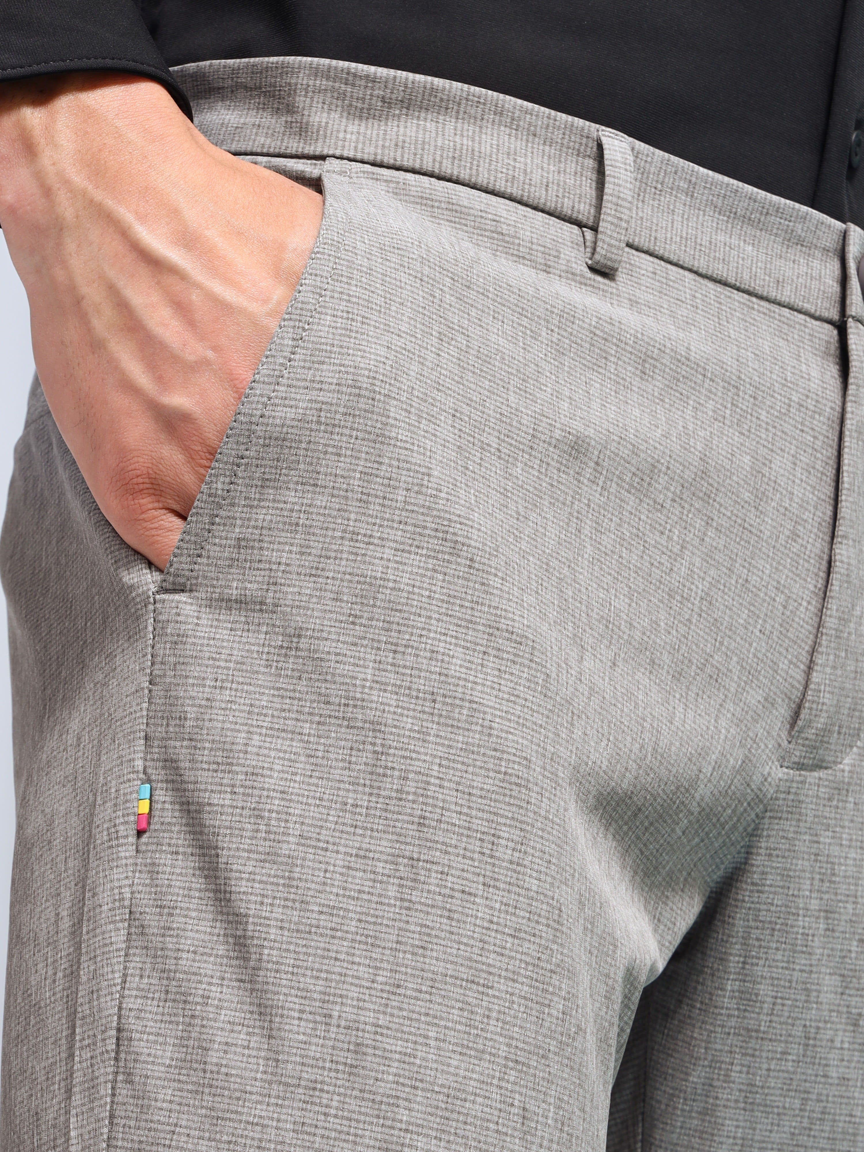 Striped 4 Way Stretch Lightweight Pants