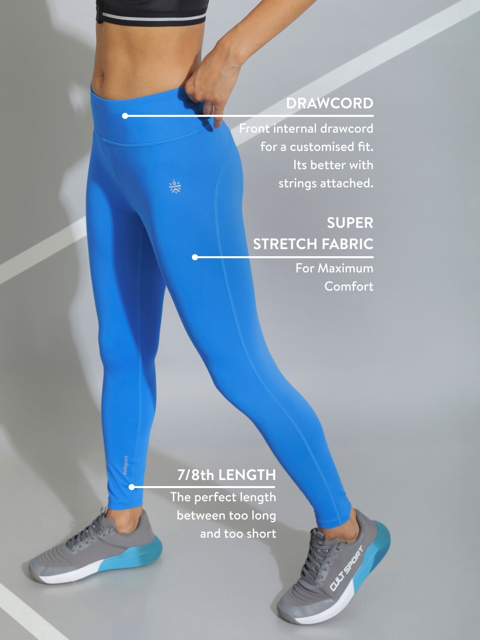 Electric Blue Absolute Fit Performance Tights