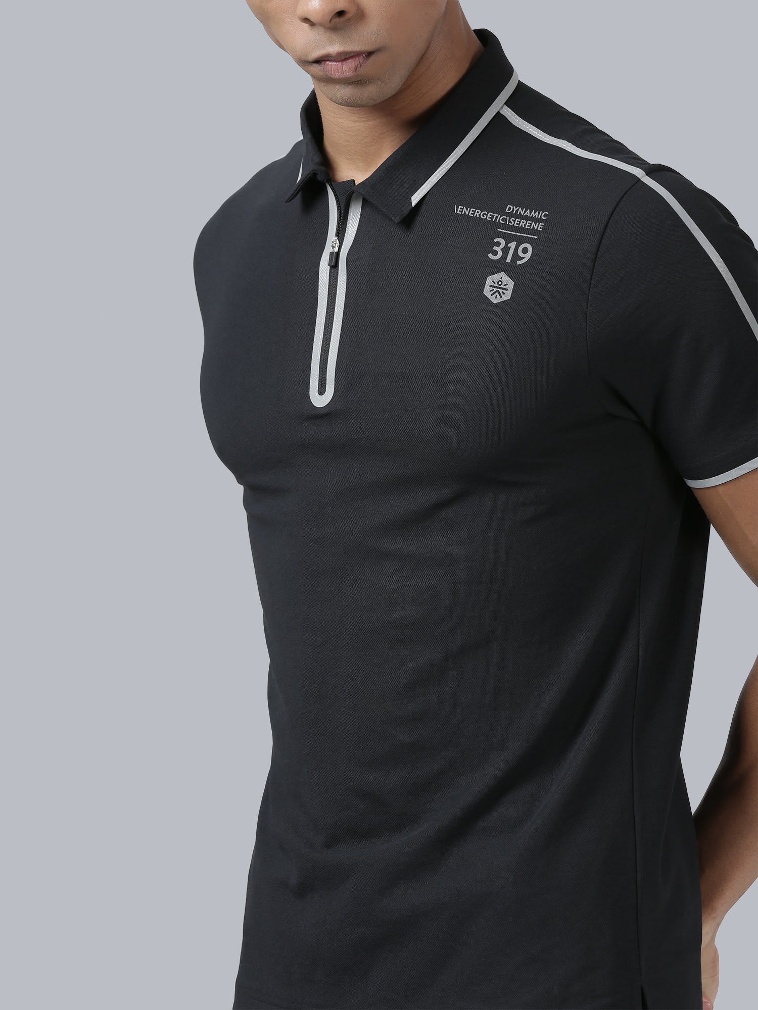 Blakout Sleek Black Relaxed Polo