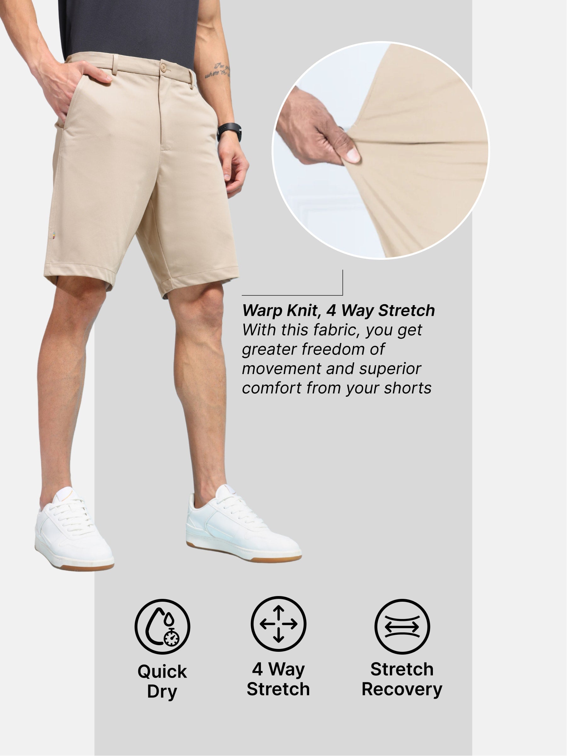 Move with Ease Solid Shorts