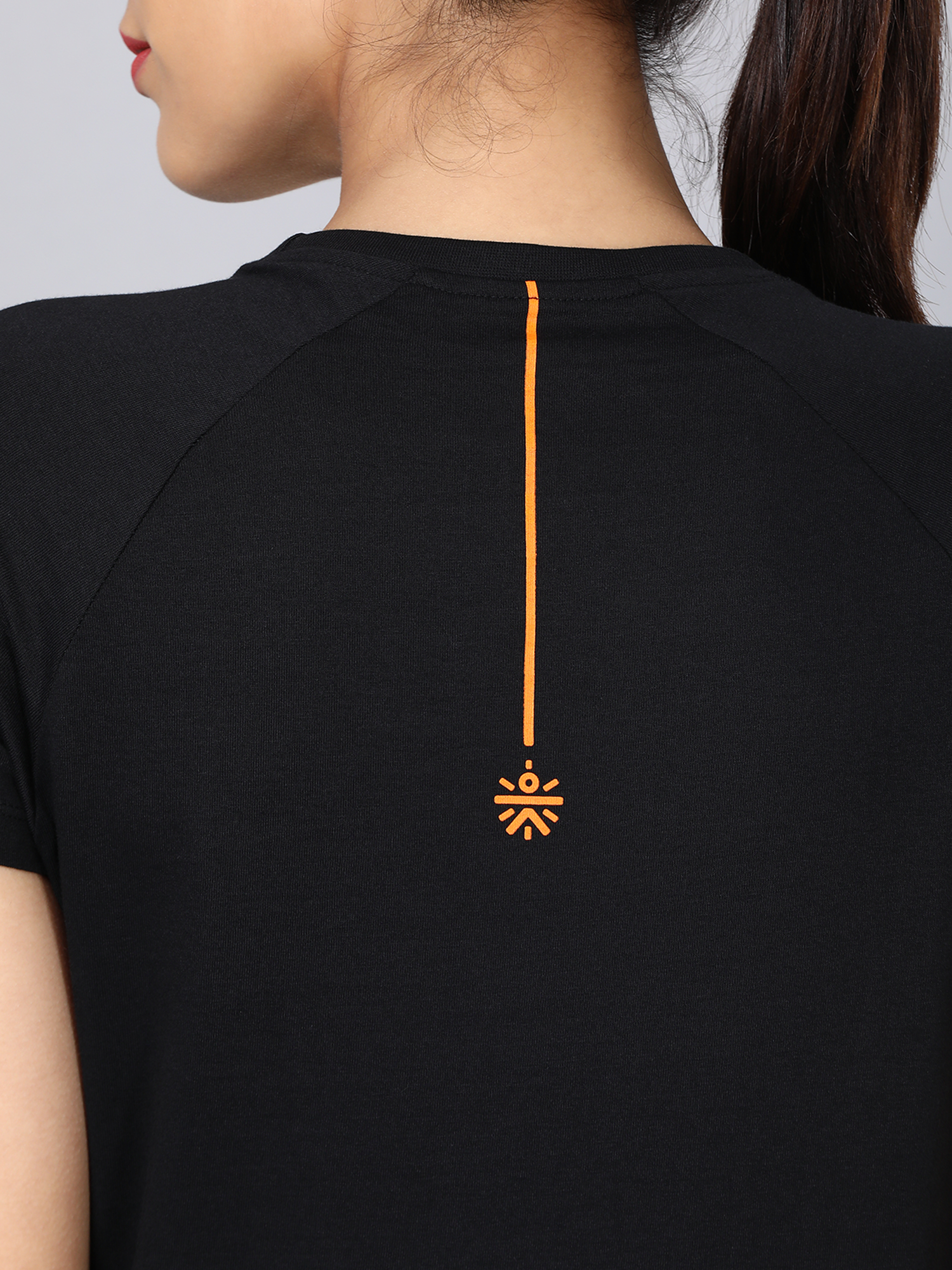 Signature Hustle Black Workout Tee