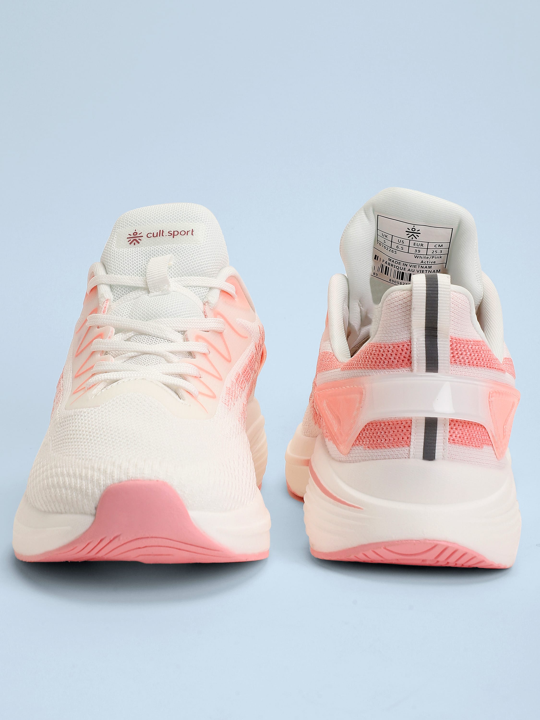 cult Active Women Running Shoes - White/Peach