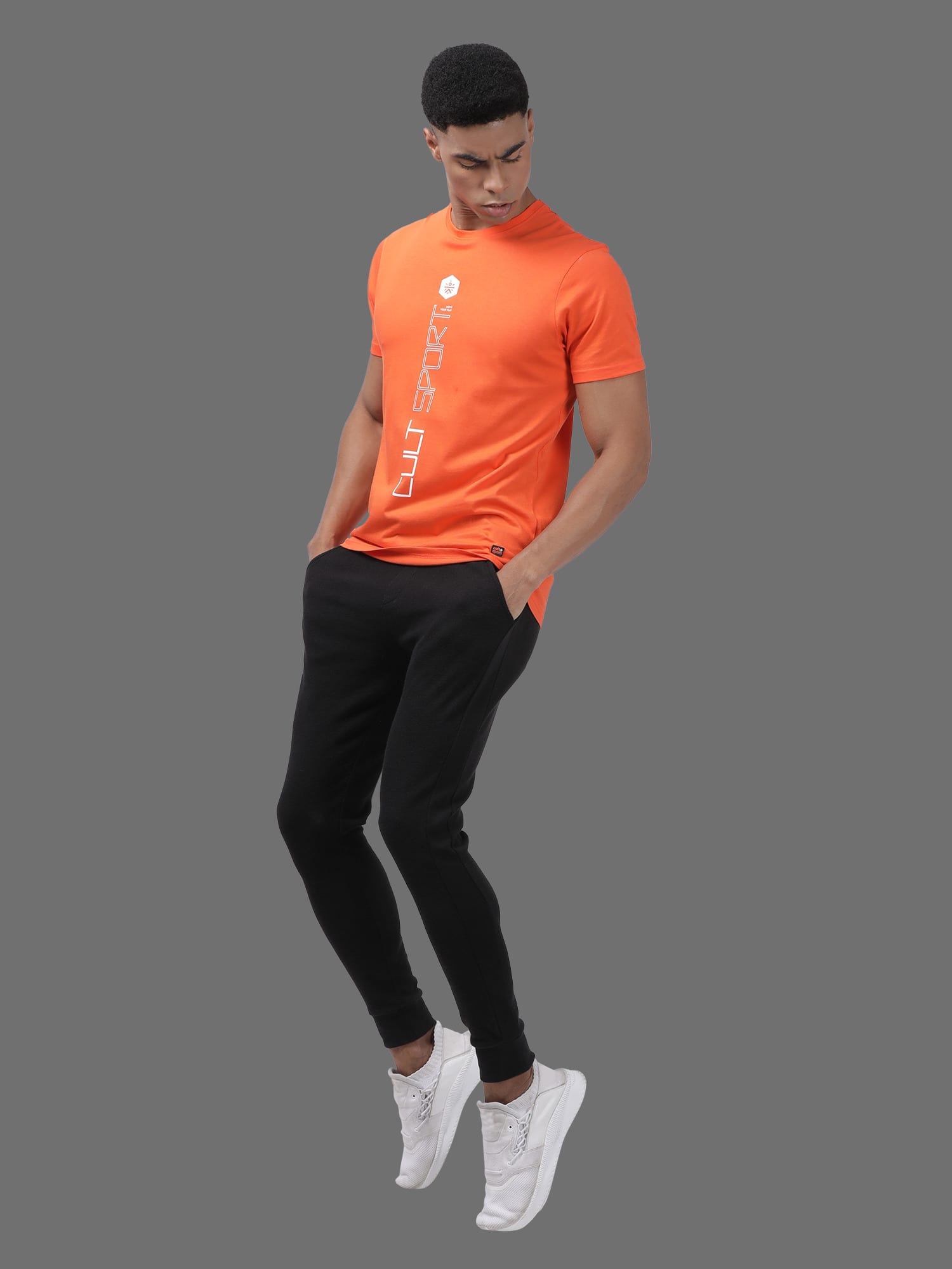 Everydays Gentle Orange Cotton Tee