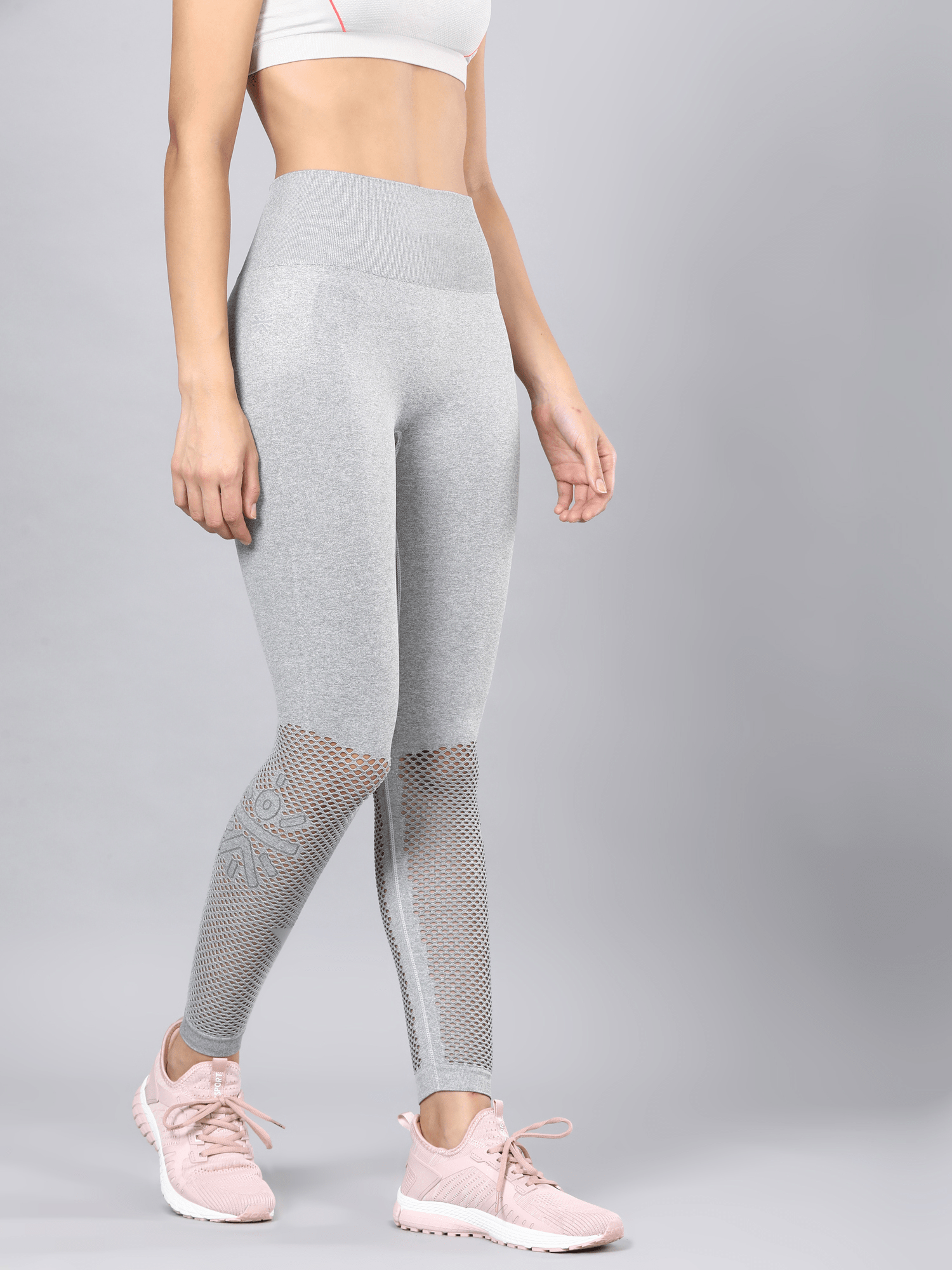 Yogini Comfort Light Grey Seamless Leggings