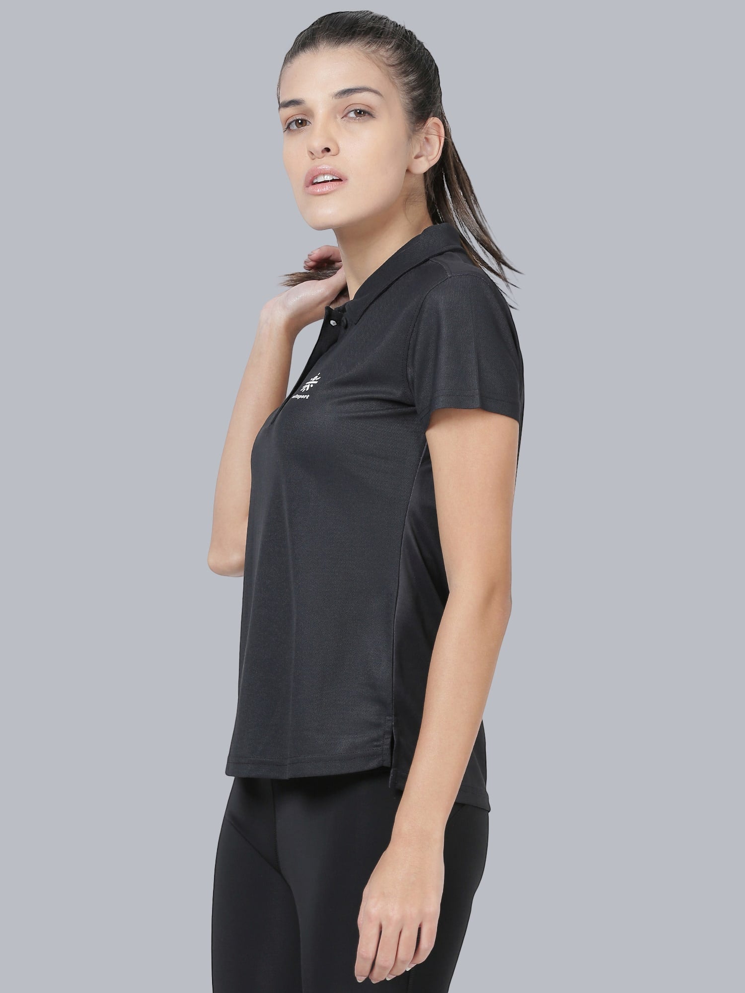 Everyday Athlete Polo T-shirt - Black