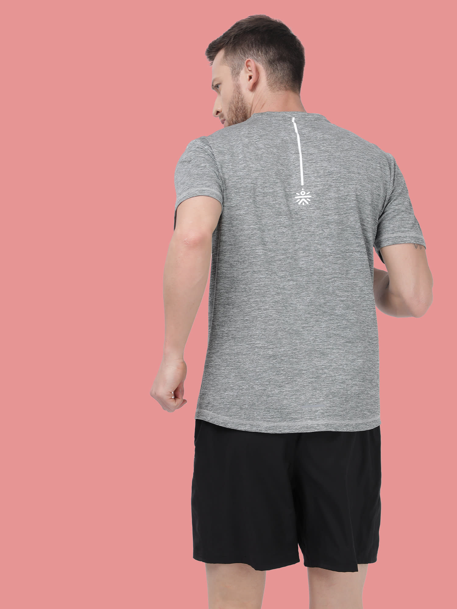 Vital Blaze Grey Running Relaxed Tee