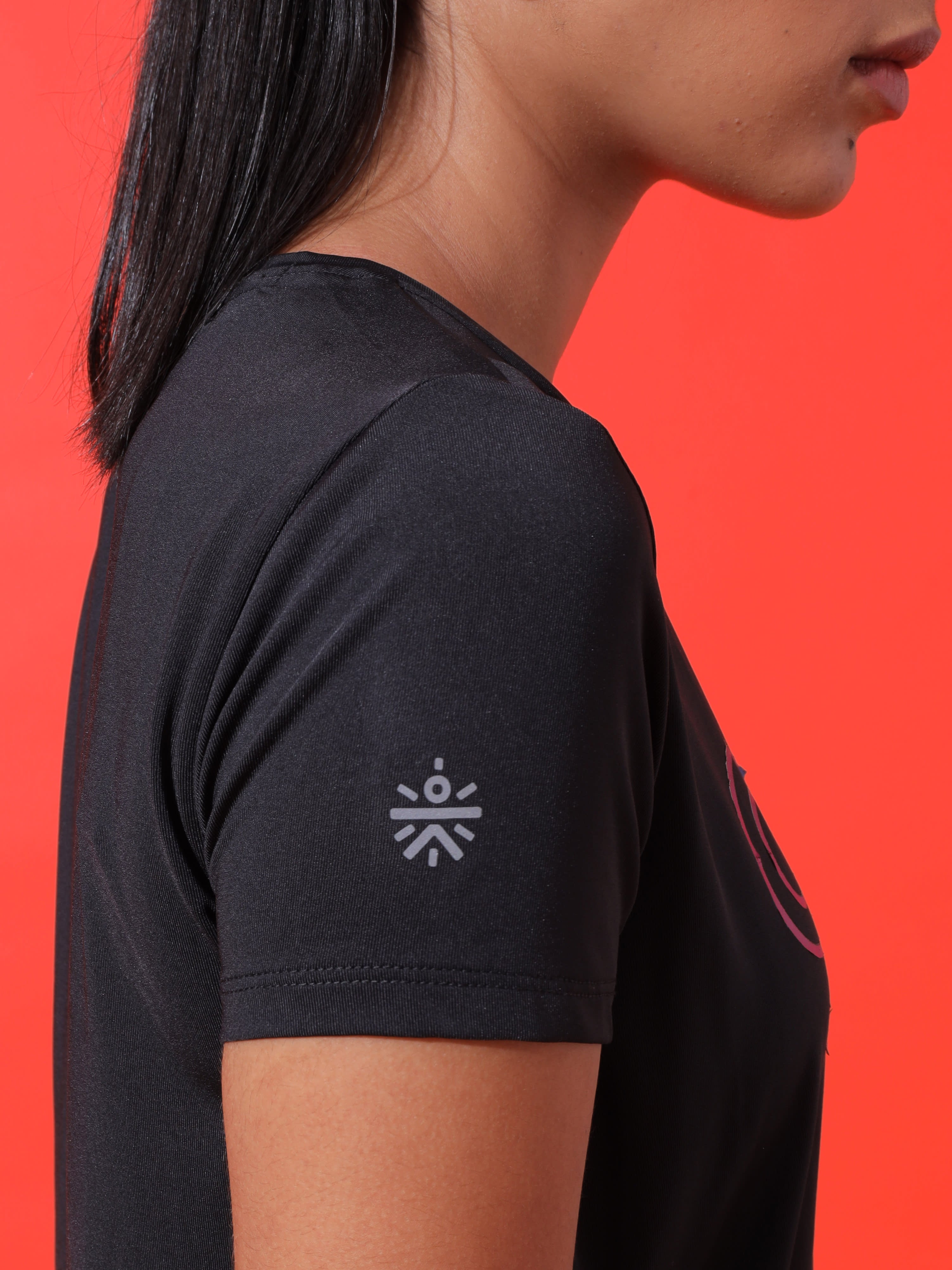 Ombre Graphic Workout T-shirt