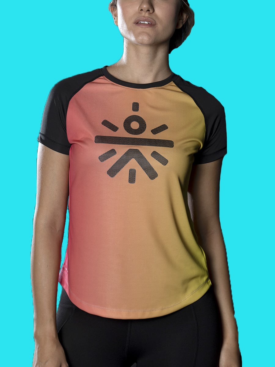 Women Signature Yellow Ombre Tee